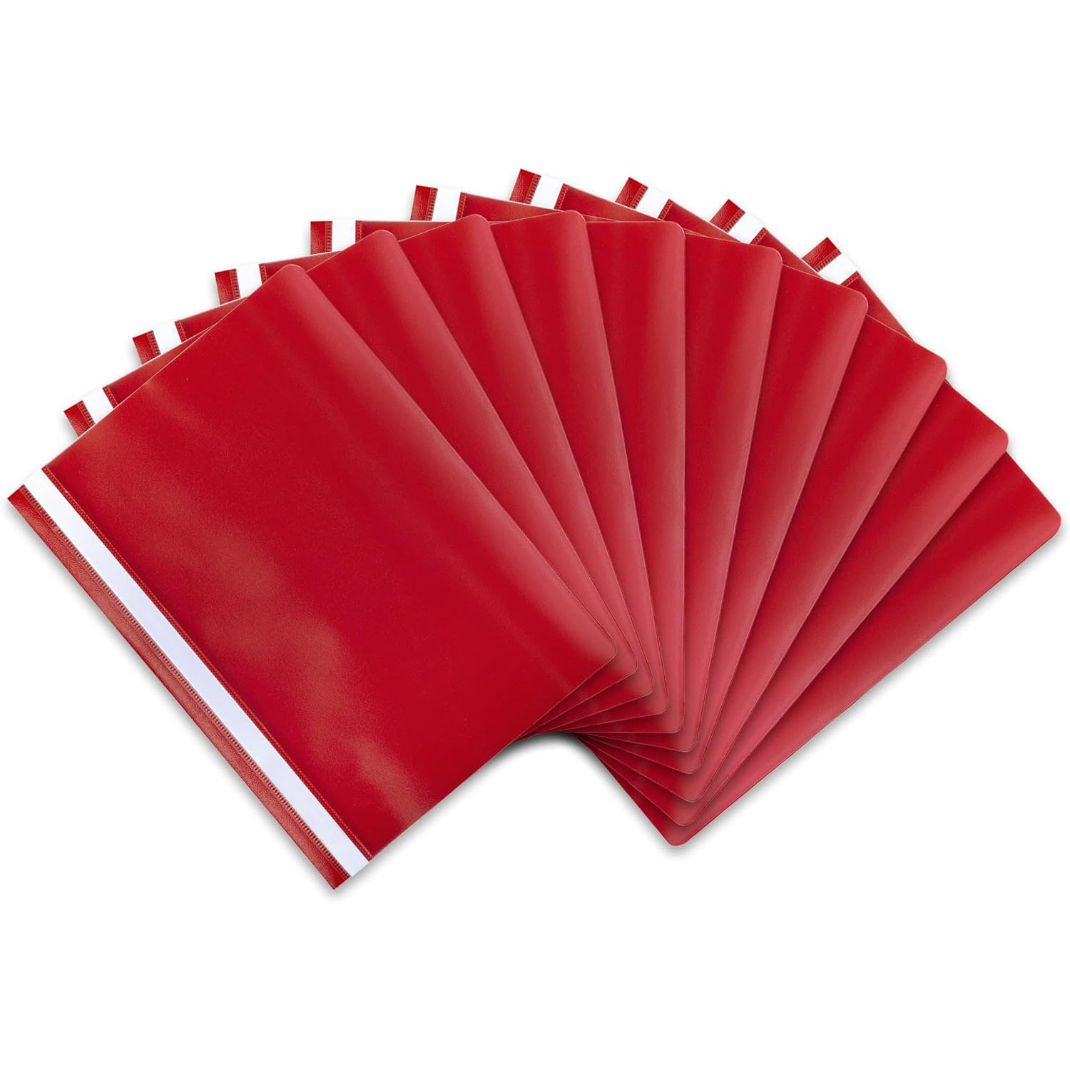 10x itenga Schnellhefter, DIN A4, PP, ROT