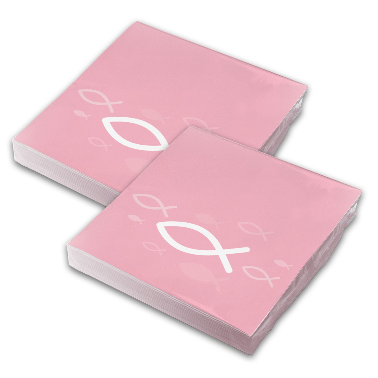 itenga Servietten Fisch ROSA Wei� 30 x 30 cm 3-lagig 40 ...