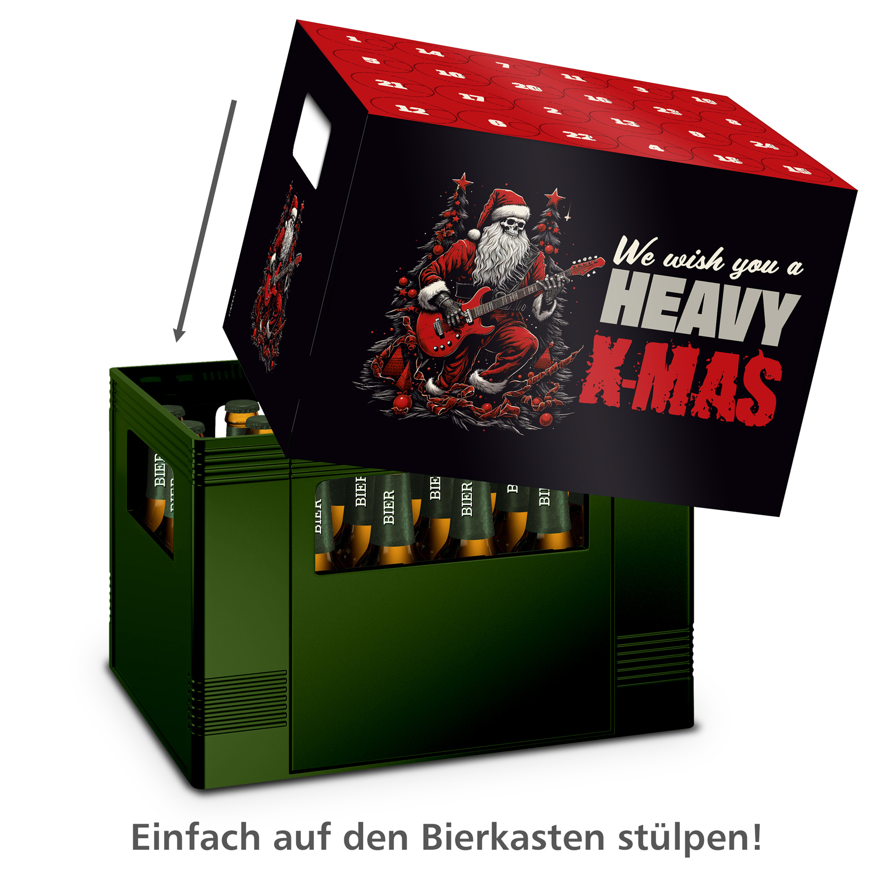 itenga Adventskalender f�r Bierkasten St�lper - We wish ...