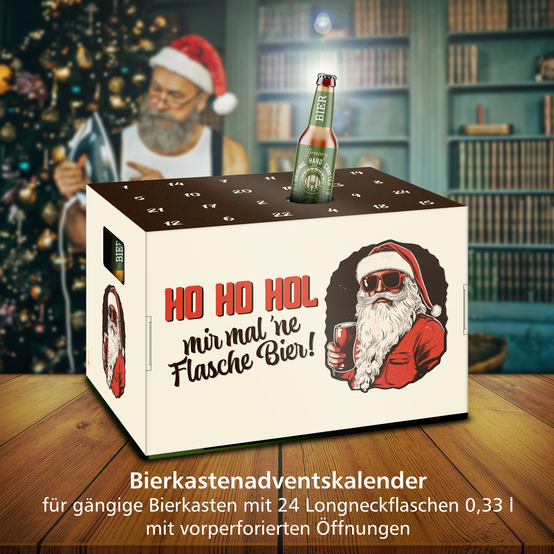 itenga Adventskalender f�r Bierkasten St�lper - Cool San...