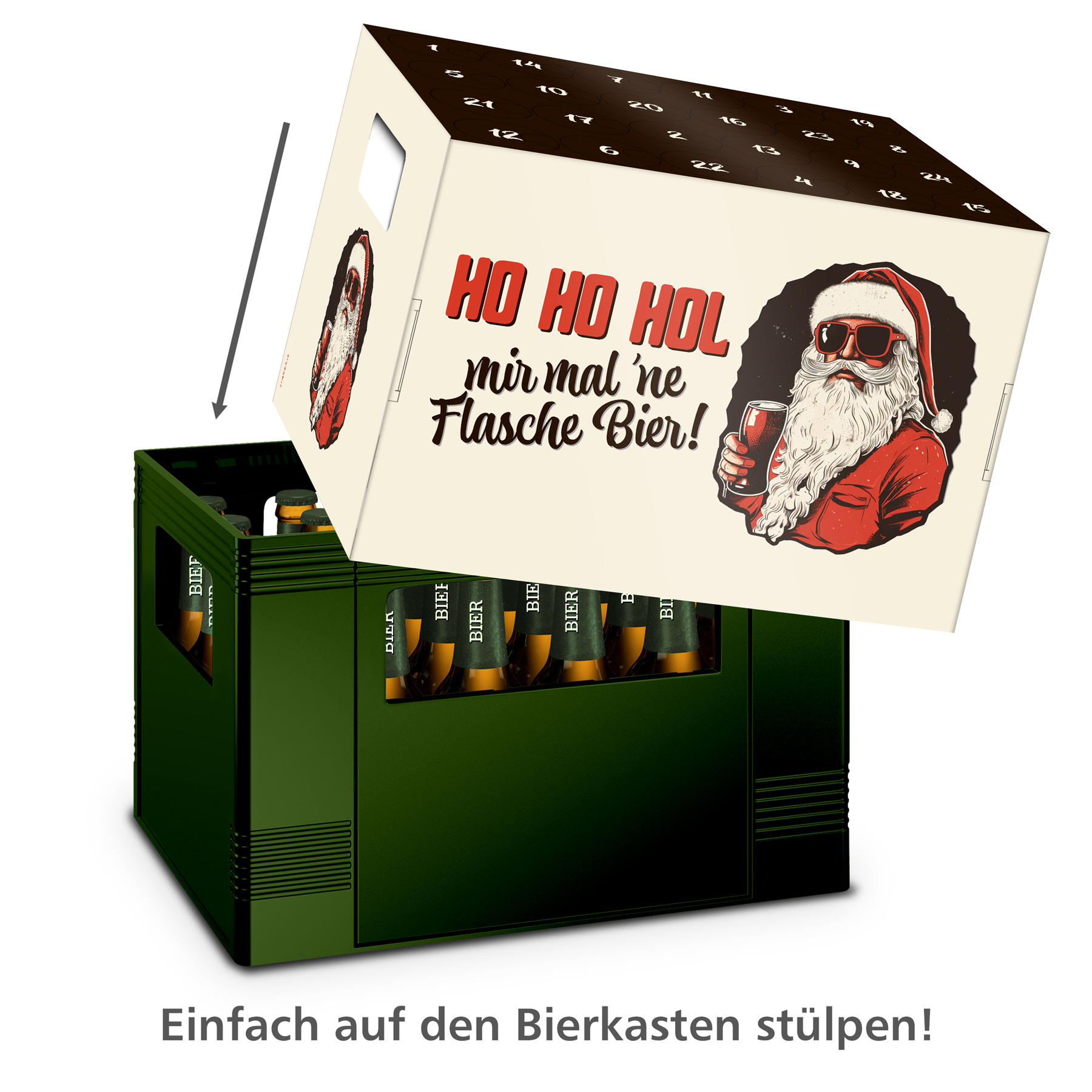 itenga Adventskalender f�r Bierkasten St�lper - Cool San...