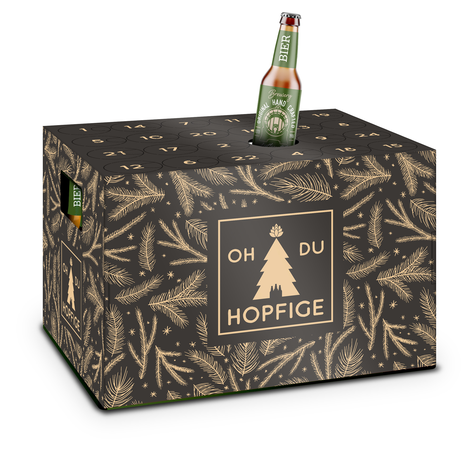 itenga Adventskalender f�r Bierkasten St�lper - O du Hop...