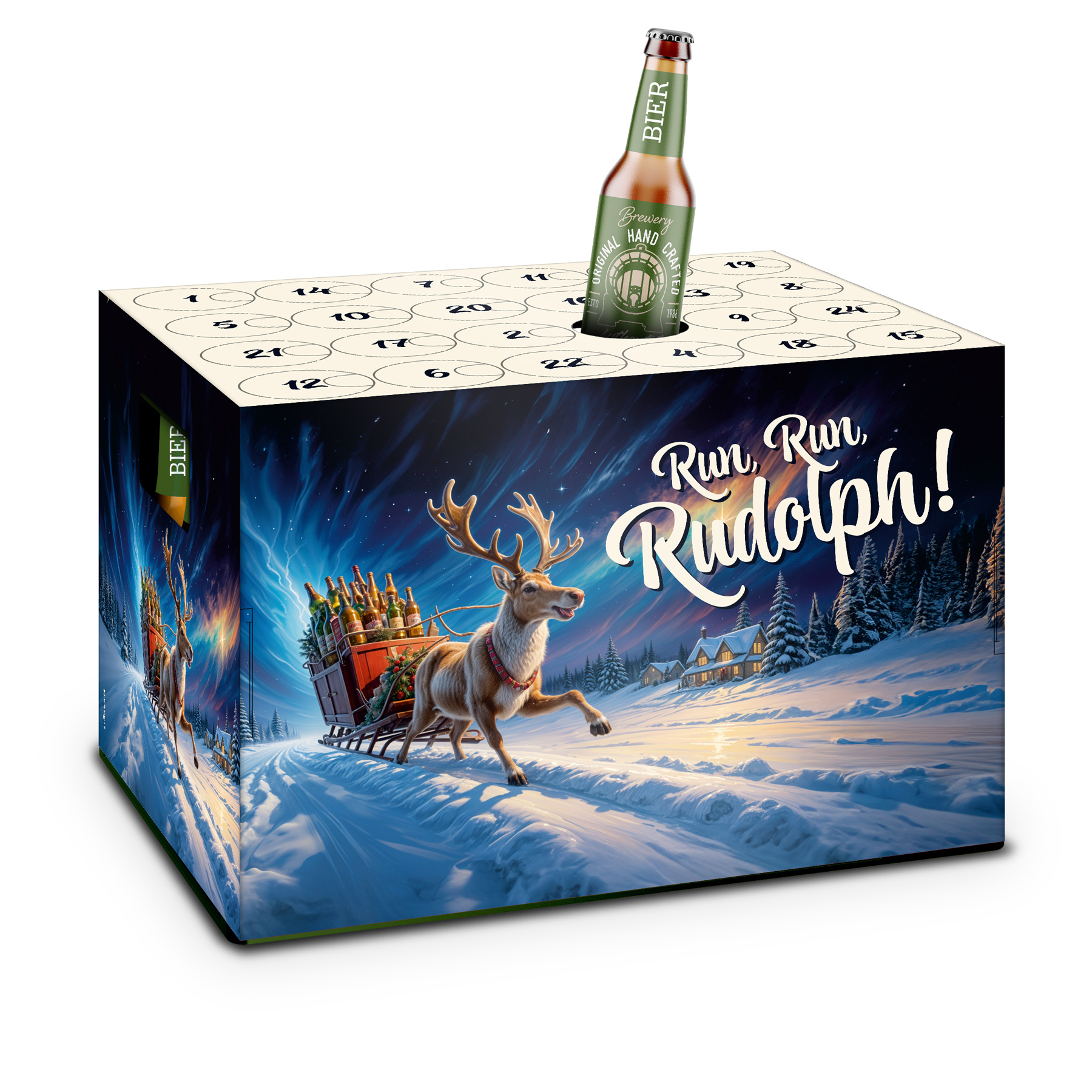 itenga Adventskalender f�r Bierkasten St�lper - Run Run ...