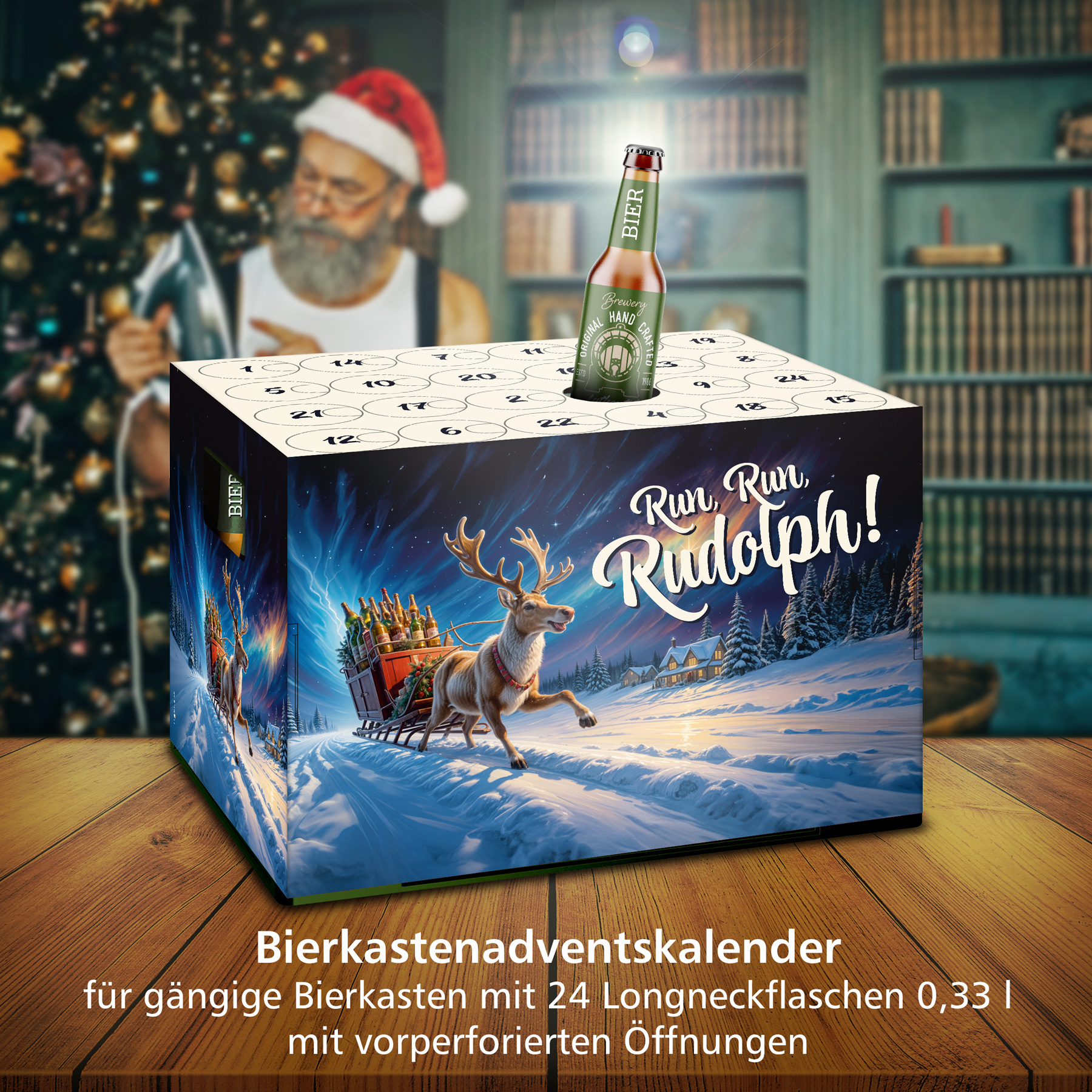 itenga Adventskalender f�r Bierkasten St�lper - Run Run ...