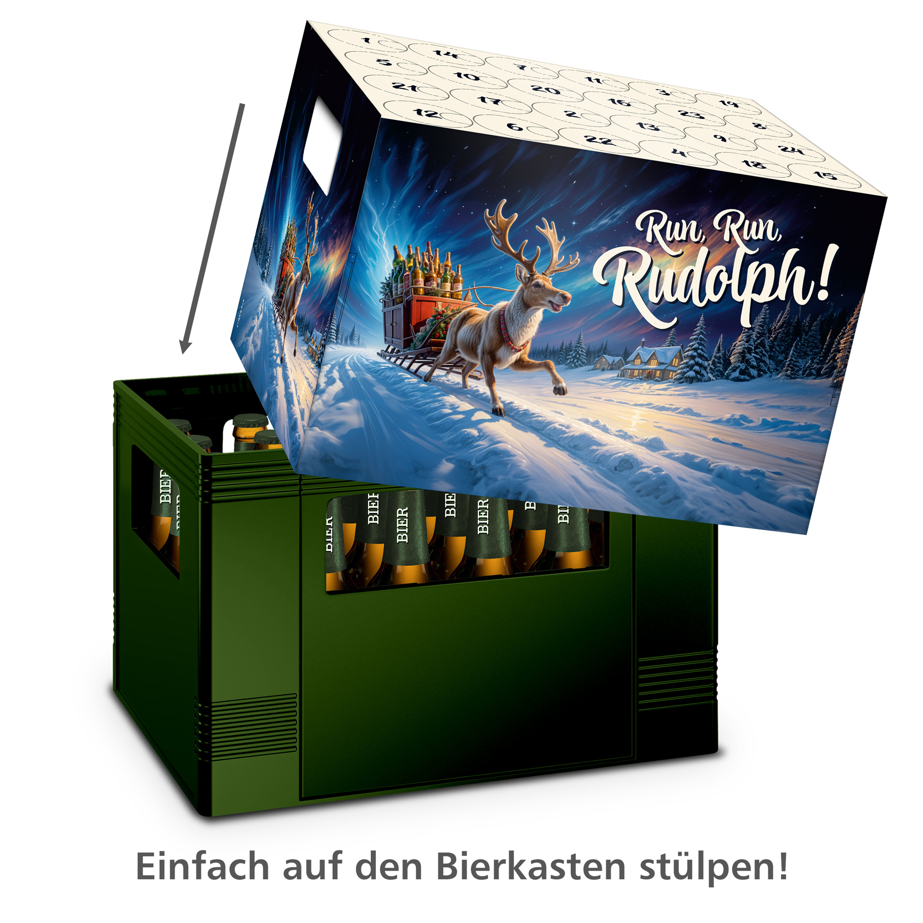 itenga Adventskalender f�r Bierkasten St�lper - Run Run ...