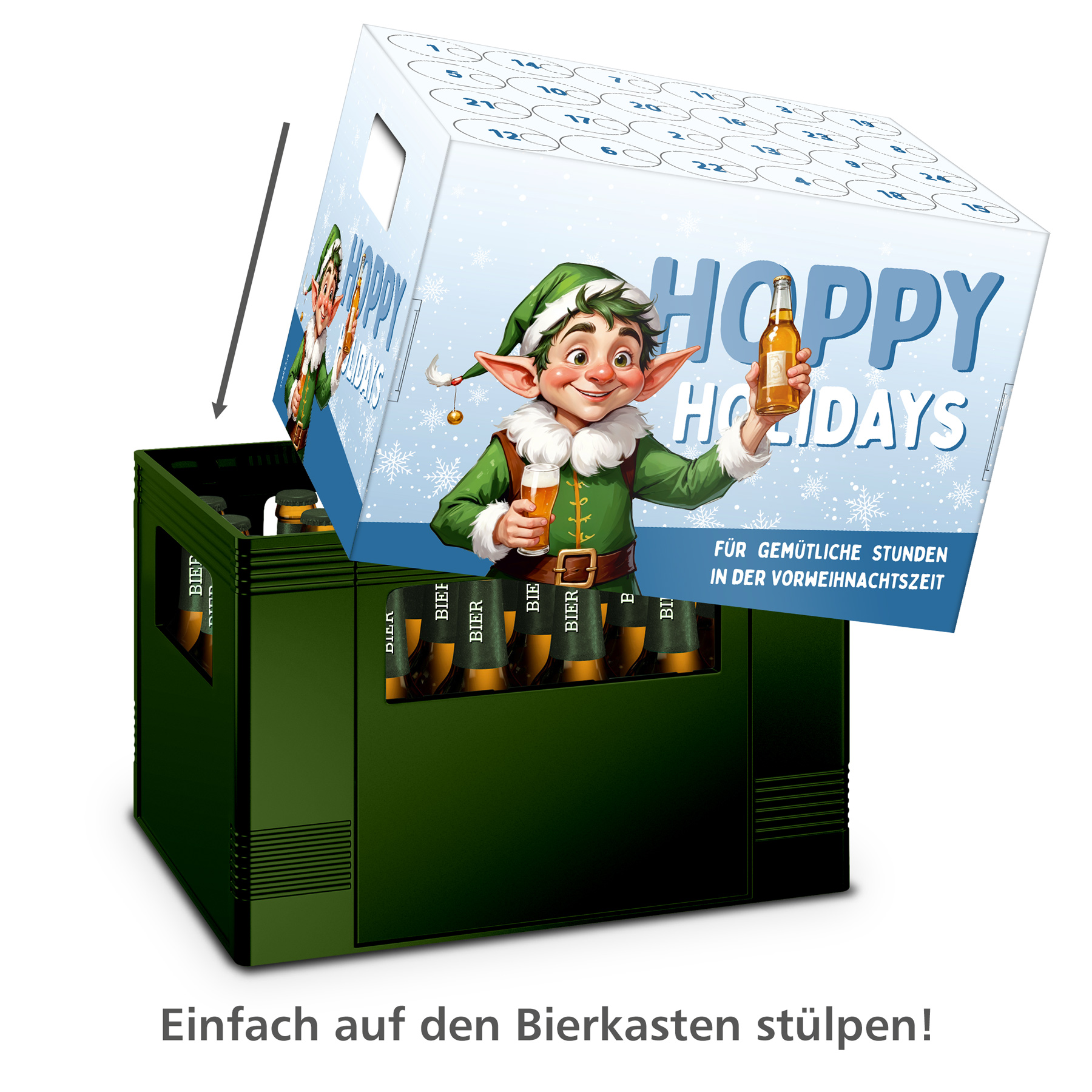 itenga Adventskalender f�r Bierkasten St�lper - Hoppy Ho...