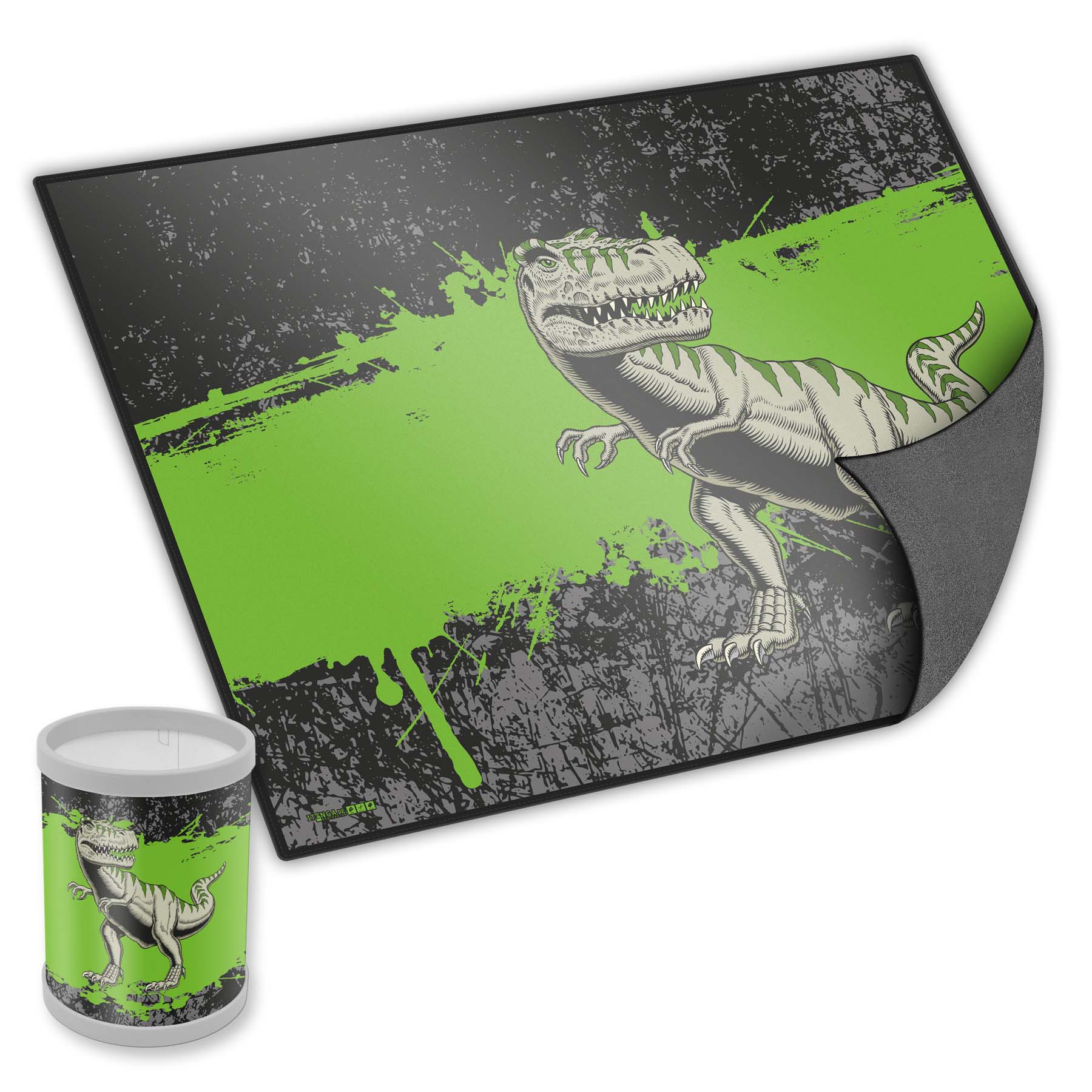 itenga Schreibunterlage V2 mit Stiftek�cher Motiv TREX