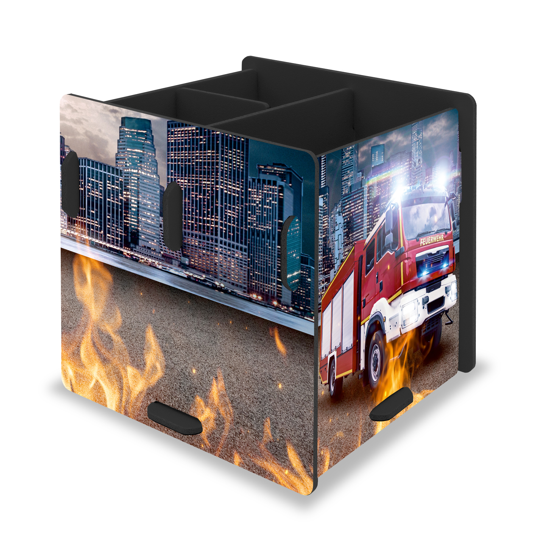 itenga Stiftek�cher "Feuerwehr" steckbar aus Kunststoff