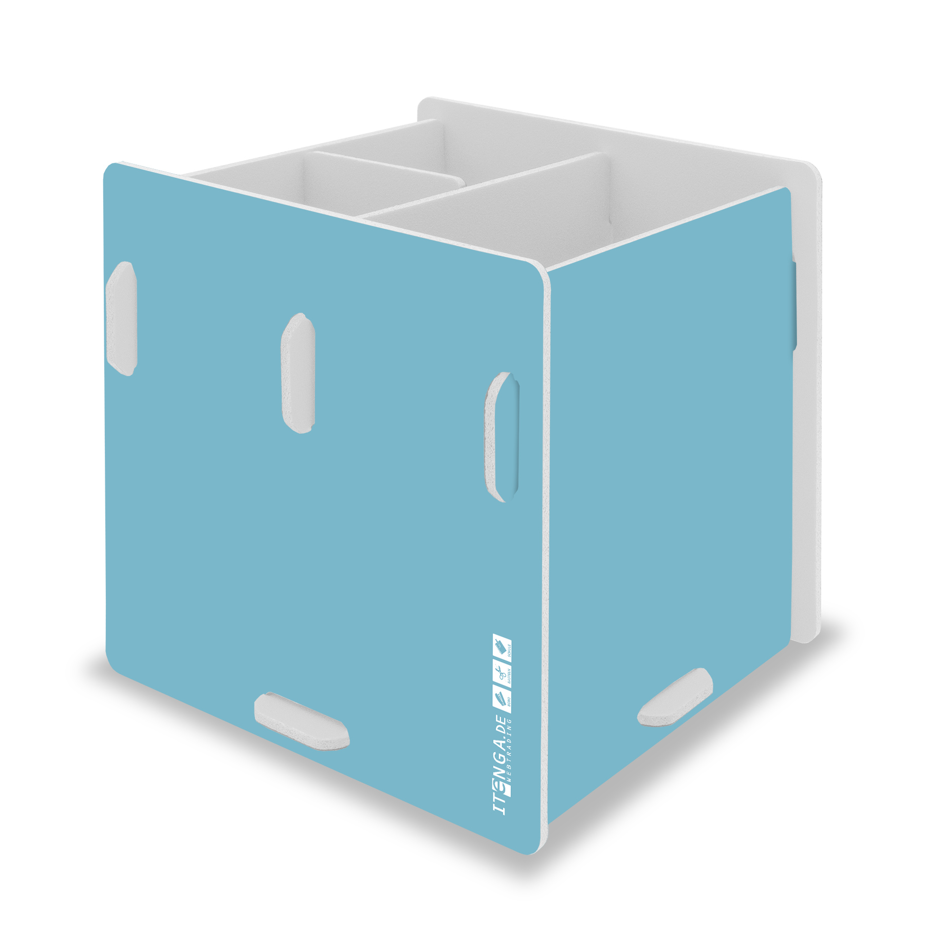 itenga Stiftek�cher "nordic blue" steckbar aus Kunststoff