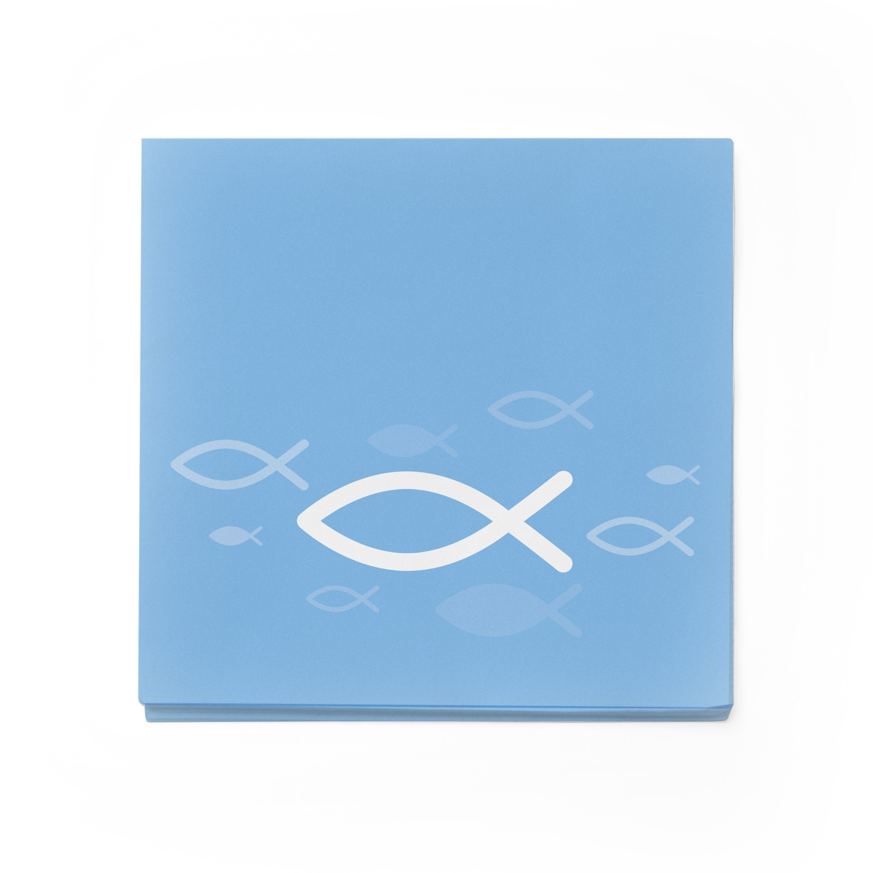 itenga Servietten Fisch HELLBLAU Wei� 30 x 30 cm 3-lagig...