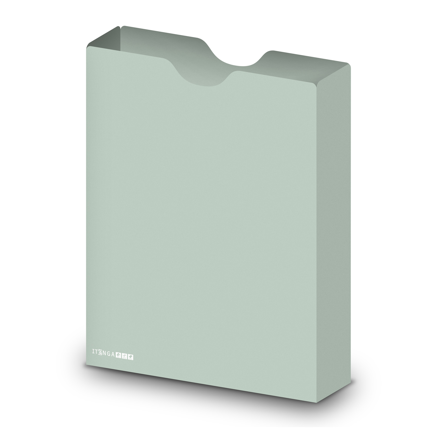 itenga Heftbox DIN A4 Hochformat aus PP eukalyptus gr�n