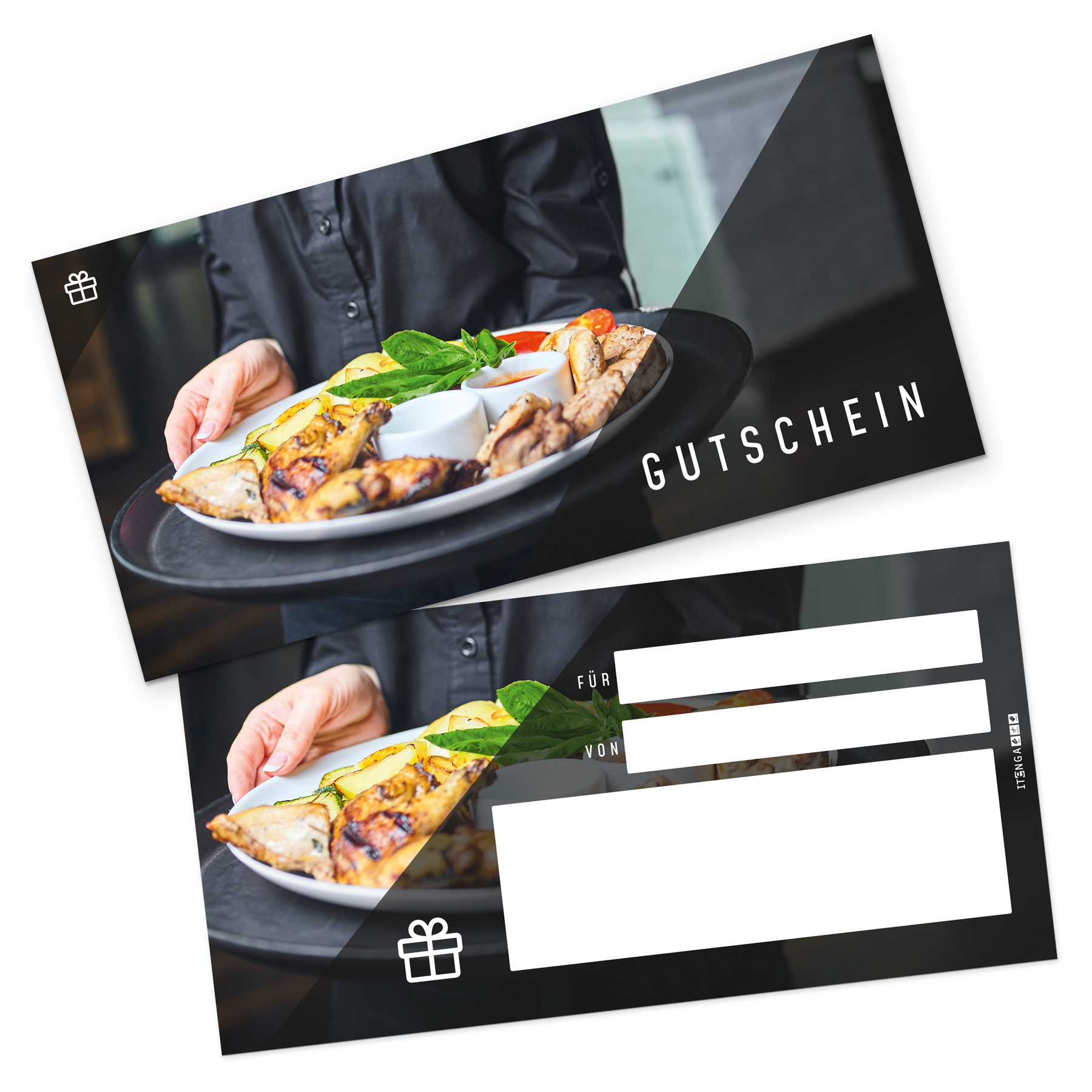 itenga 5x Geschenkgutscheine Restaurant Essen Dinner (Mo...