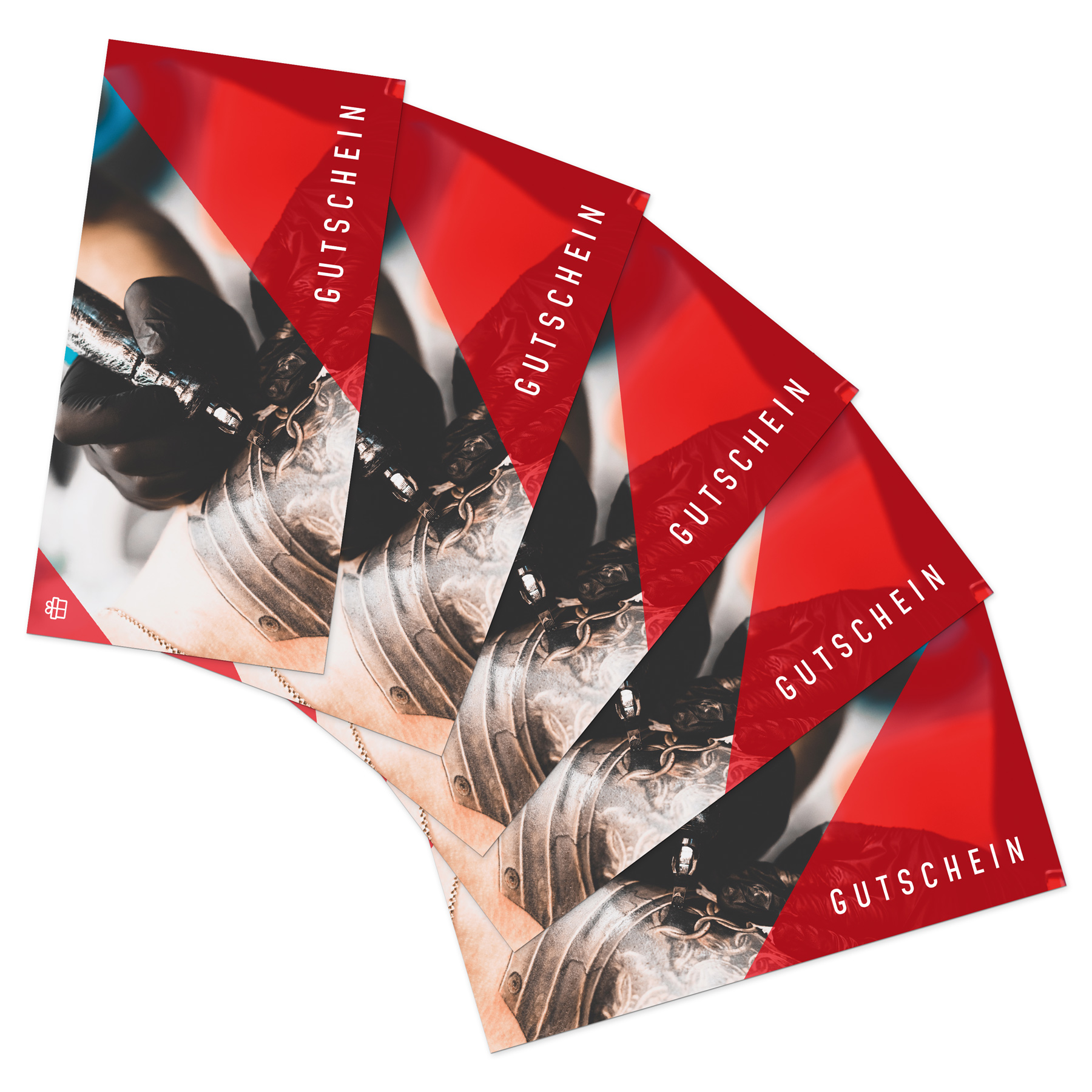 itenga 5x Geschenkgutscheine Tattoo T�towierung (Motiv 3...