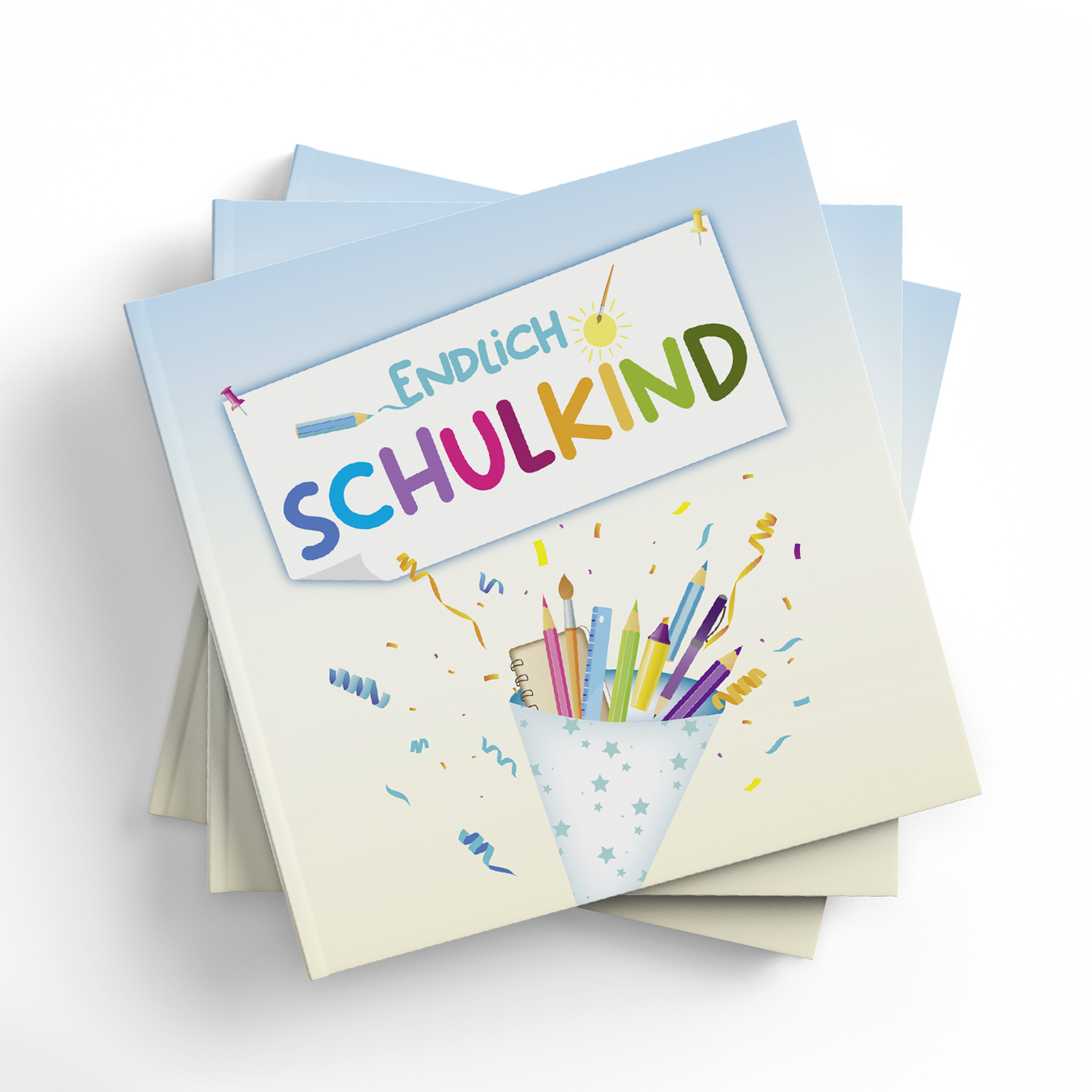 itenga G�stebuch Schulanfang Motiv "Schult�te" Endlich S...