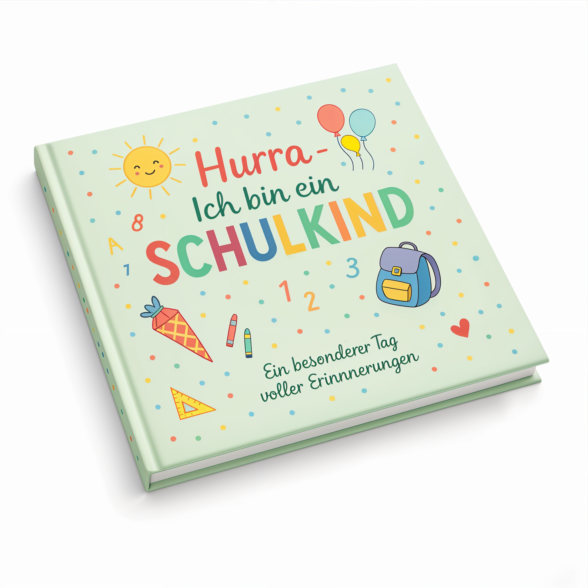 itenga G�stebuch Schulanfang Motiv "Hurra" ich bin ein S...