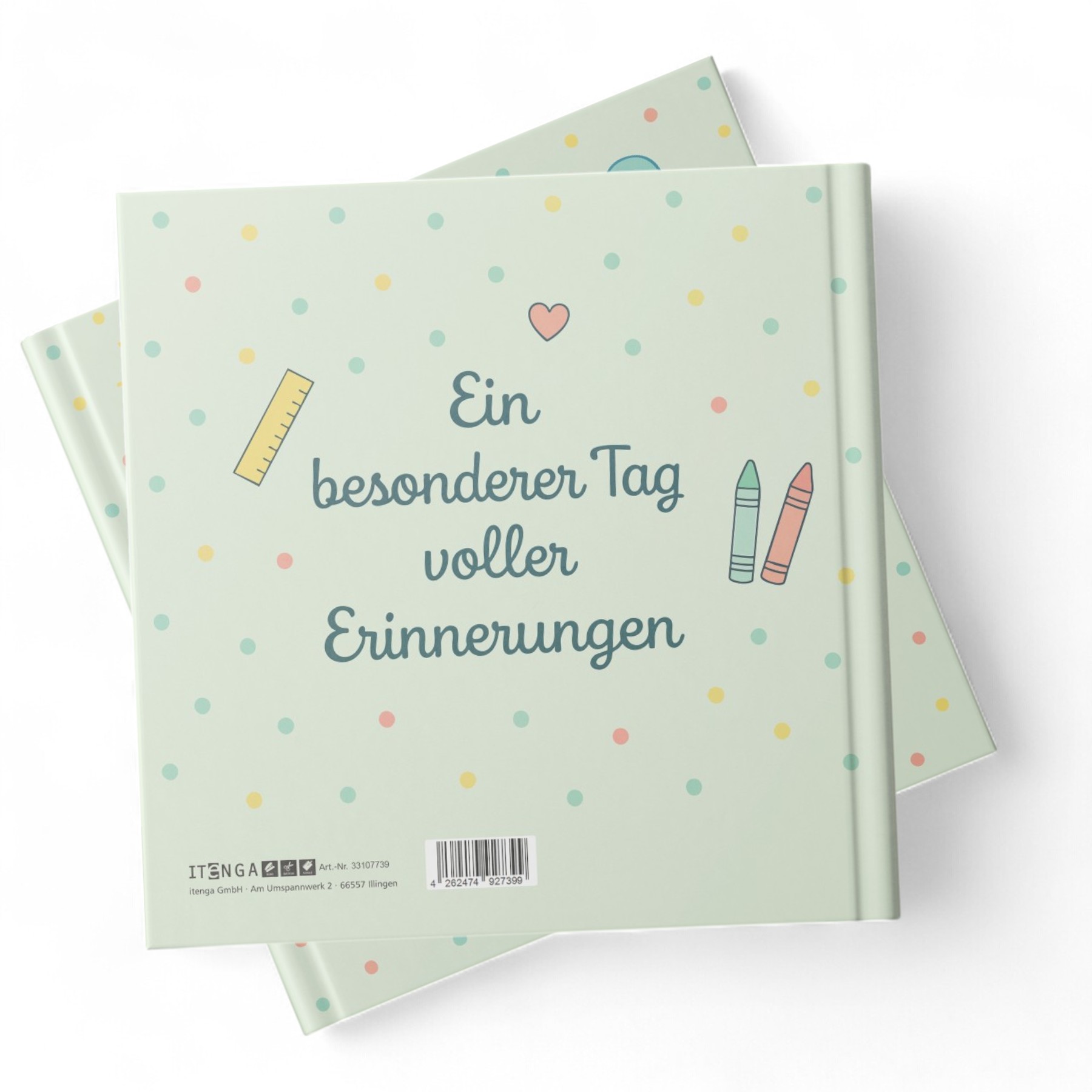itenga G�stebuch Schulanfang Motiv "Hurra" ich bin ein S...