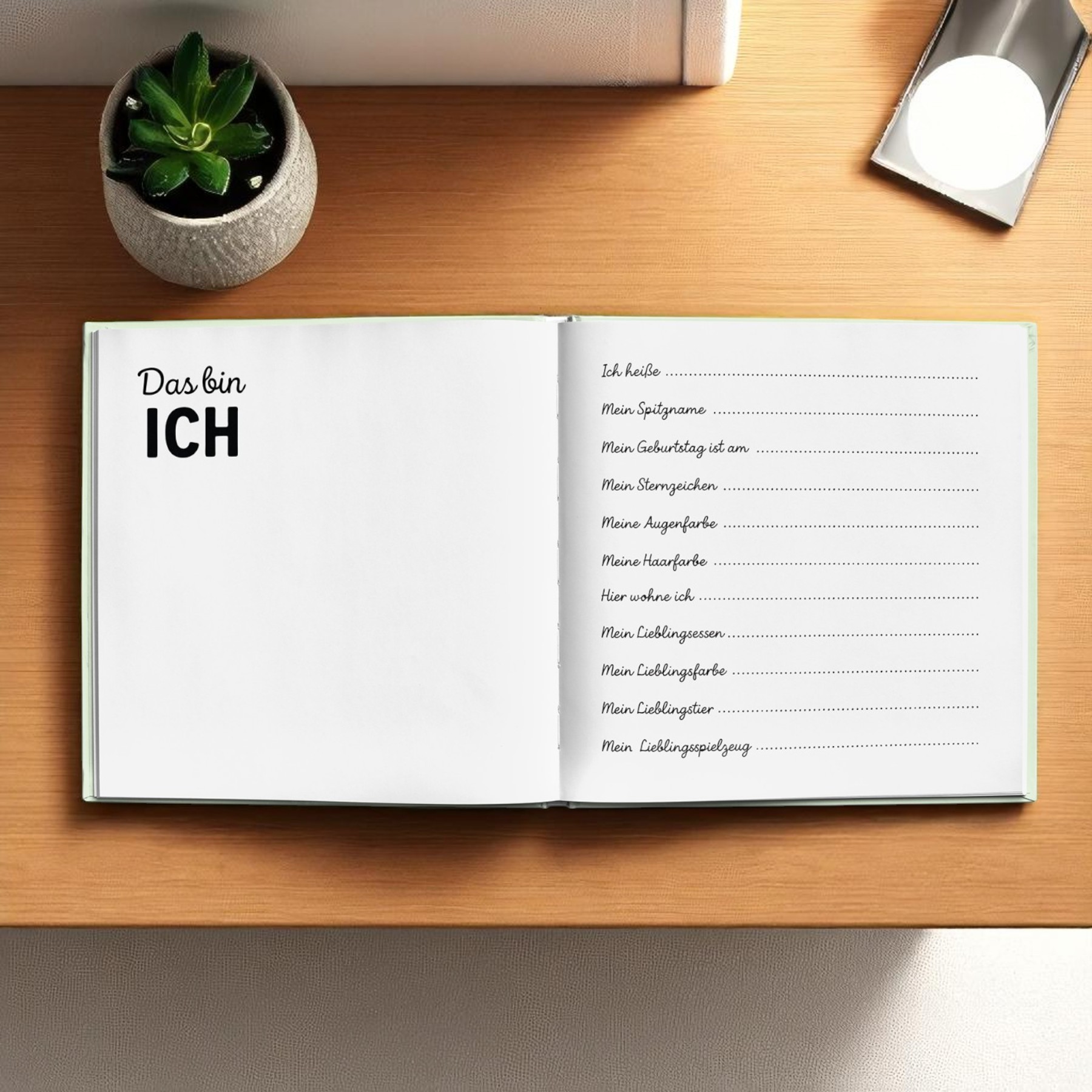 itenga G�stebuch Schulanfang Motiv "Hurra" ich bin ein S...