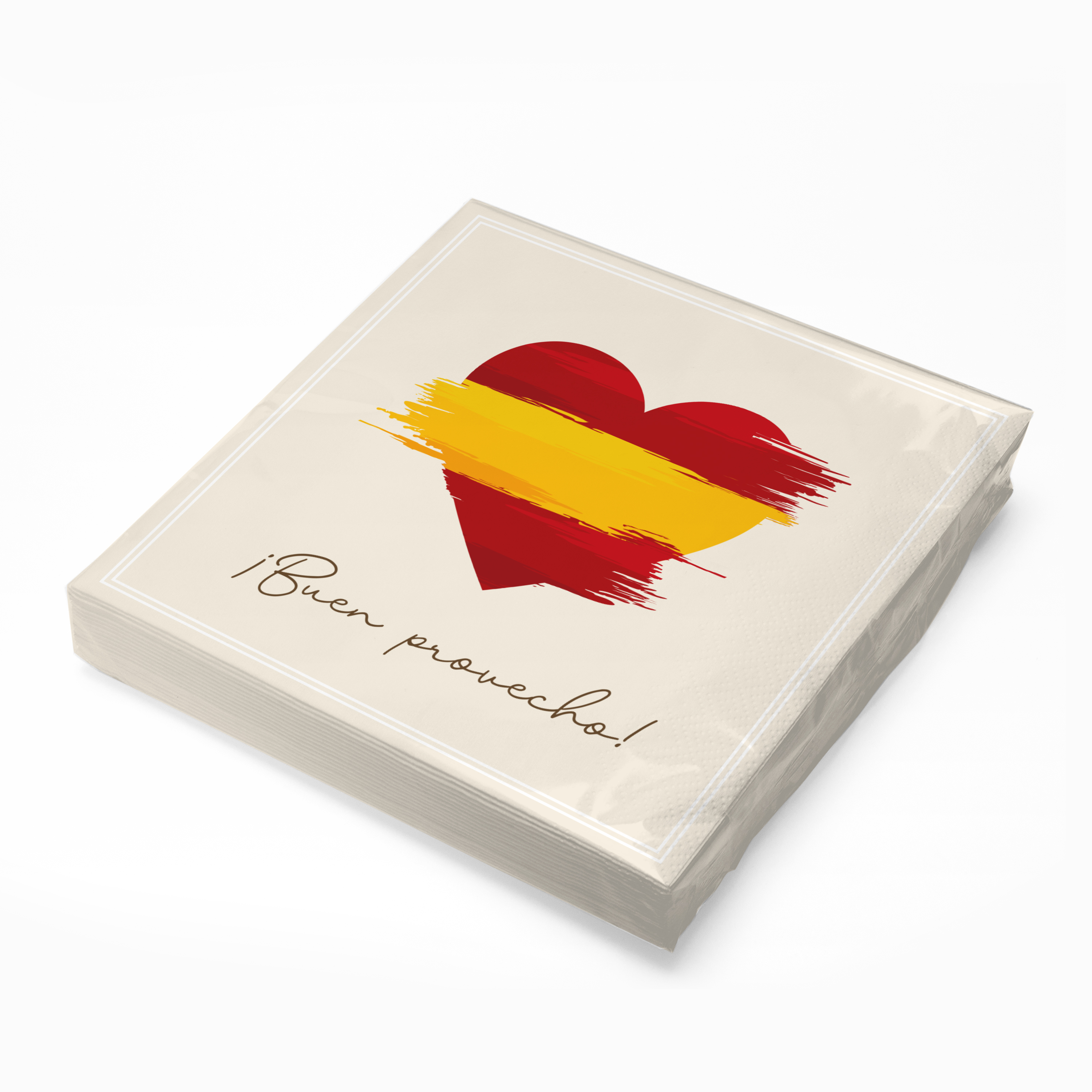itenga 20x Serviette Herz Flagge SPANIEN