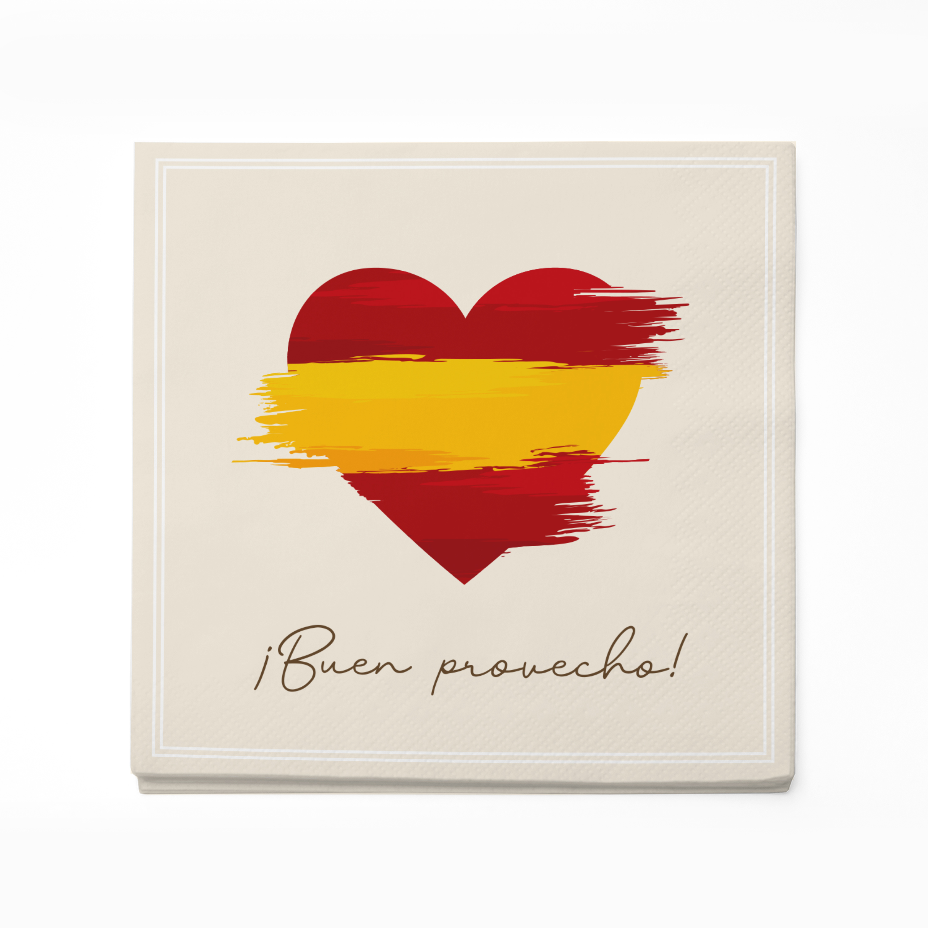 itenga 20x Serviette Herz Flagge SPANIEN