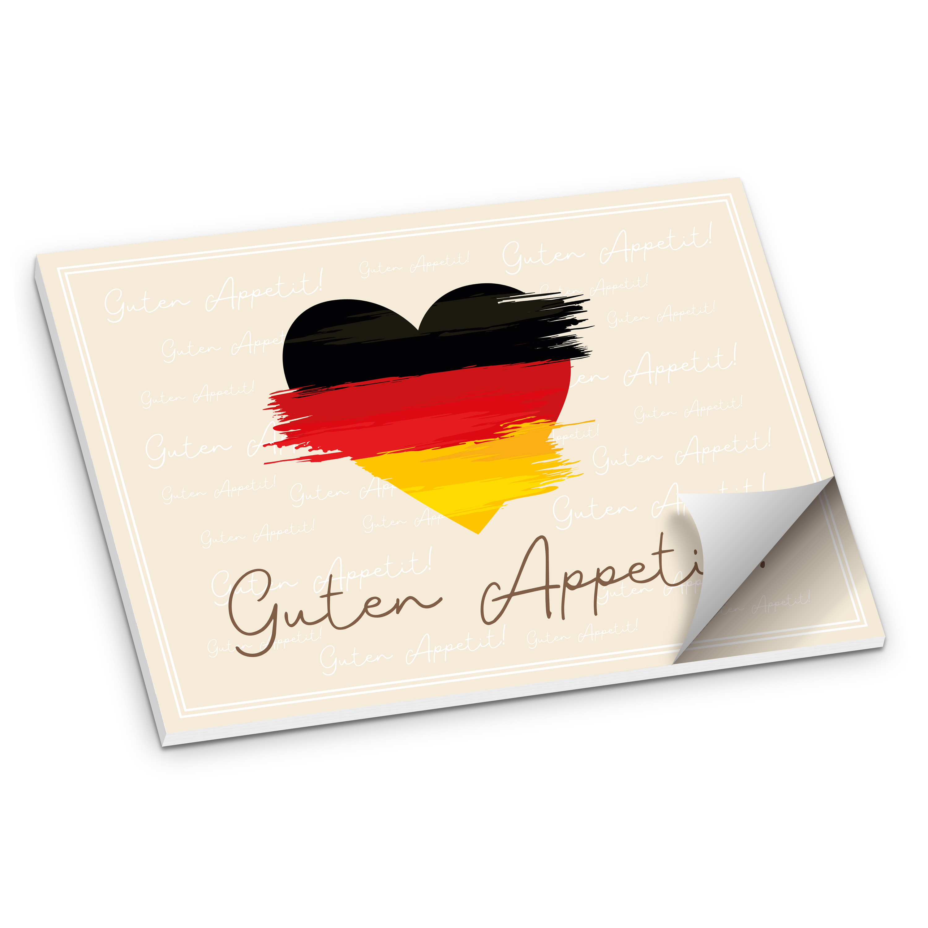 itenga Tischset DEUTSCHLAND 50 Blatt Papier DIN A3