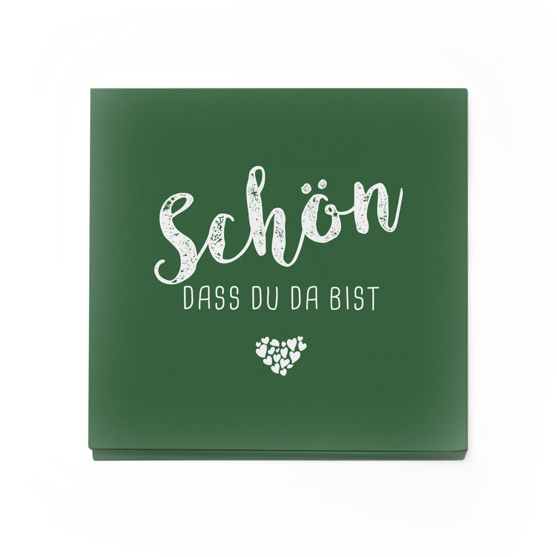 itenga 20x Serviette Sch�n dass du da bist - DUNKELGR�N