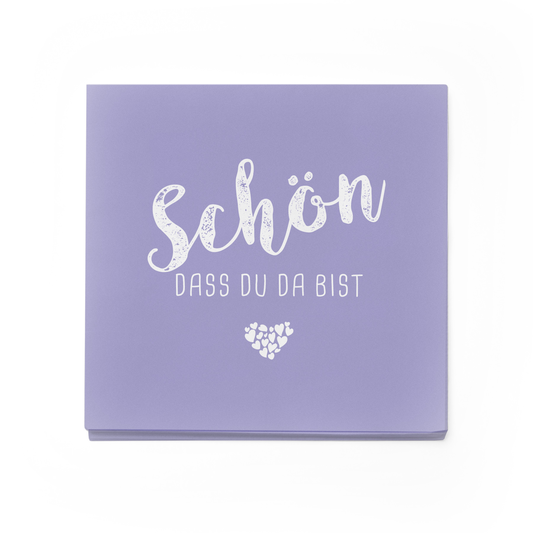itenga 40x Serviette Sch�n dass du da bist - LILA / FLIEDER