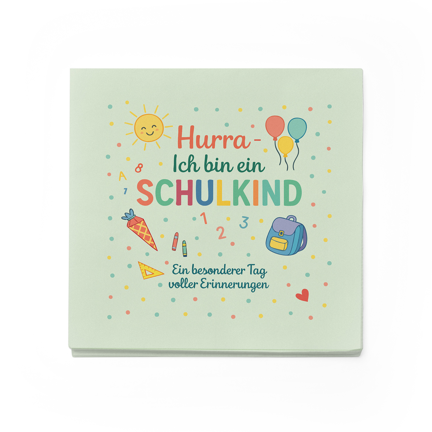 itenga 20x Serviette Hurra Ich bin ein Schulkind