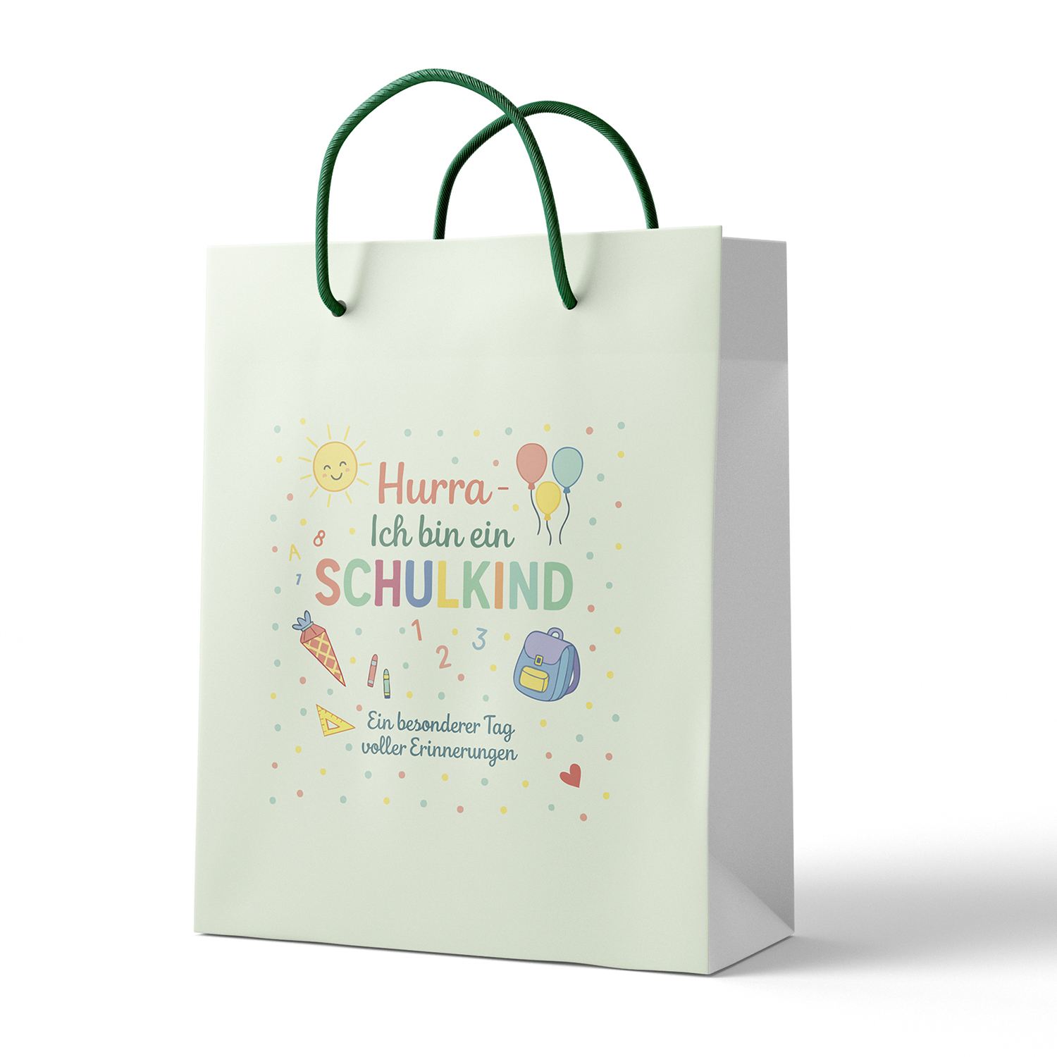itenga Geschenkt�te mit Kordel - Endlich Schulkind MINT ...