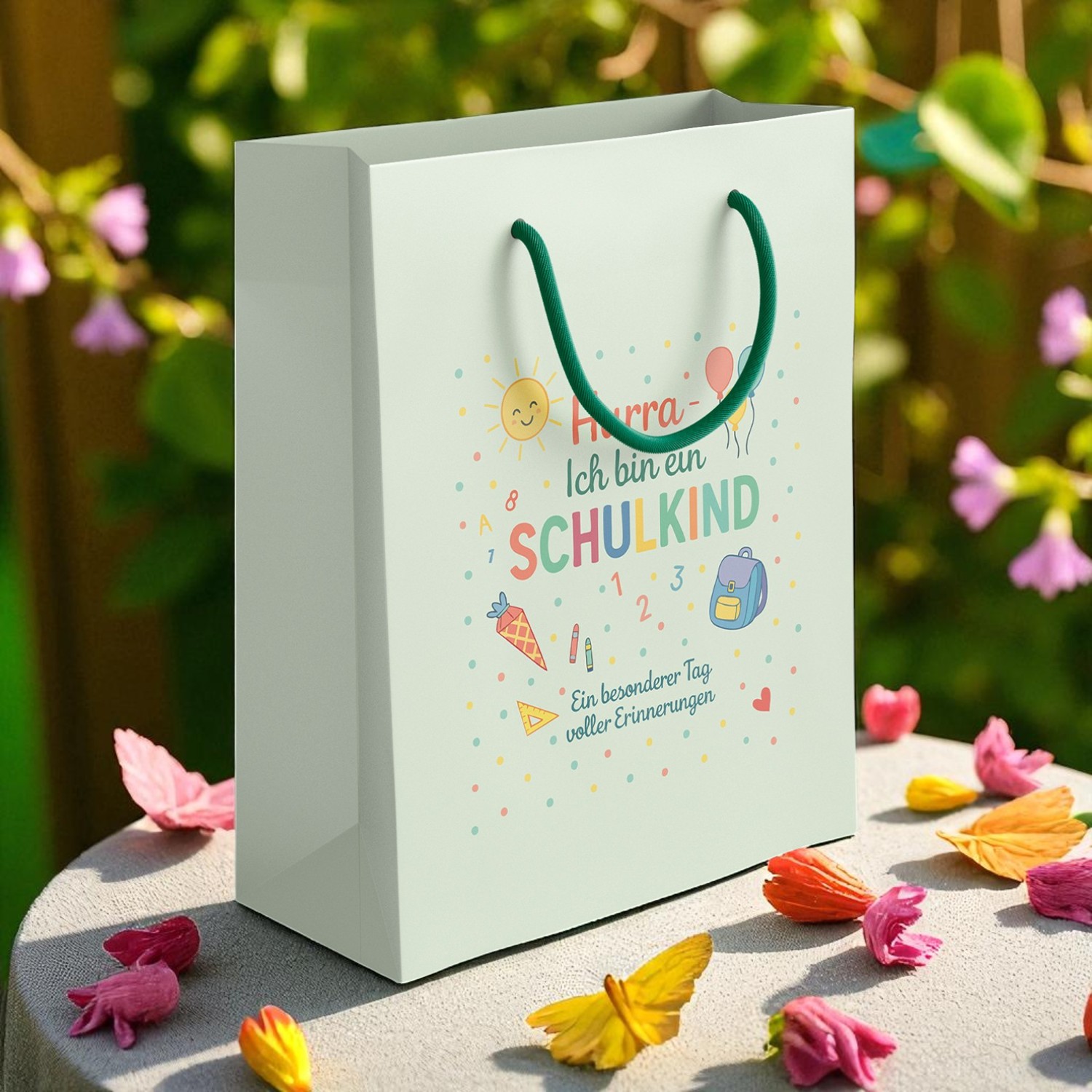 itenga Geschenkt�te mit Kordel - Endlich Schulkind MINT ...