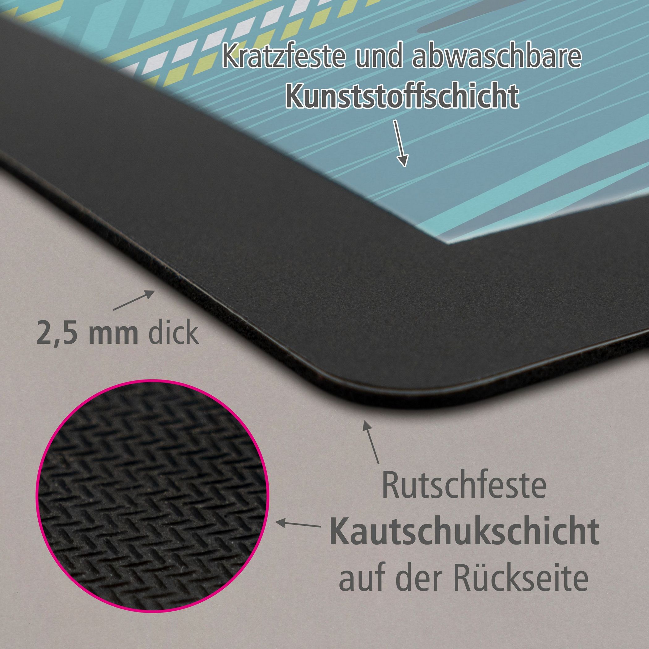 itenga Schreibunterlage V1 Motiv Rennauto NITRON