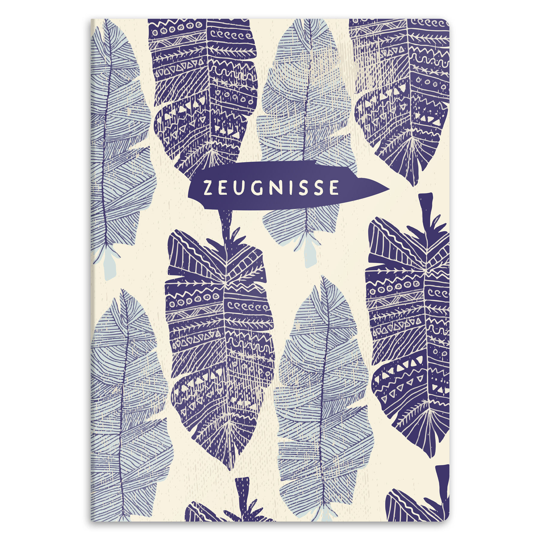itenga Zeugnismappe A4 Kunststoff Sichtbuch Motiv Bl�tte...