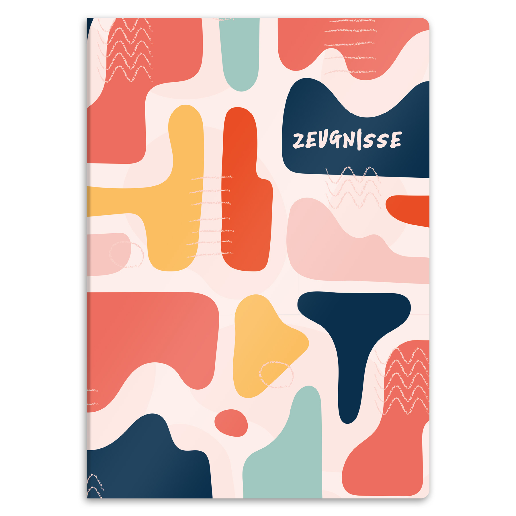 itenga Zeugnismappe A4 Kunststoff Sichtbuch Motiv Retro ...