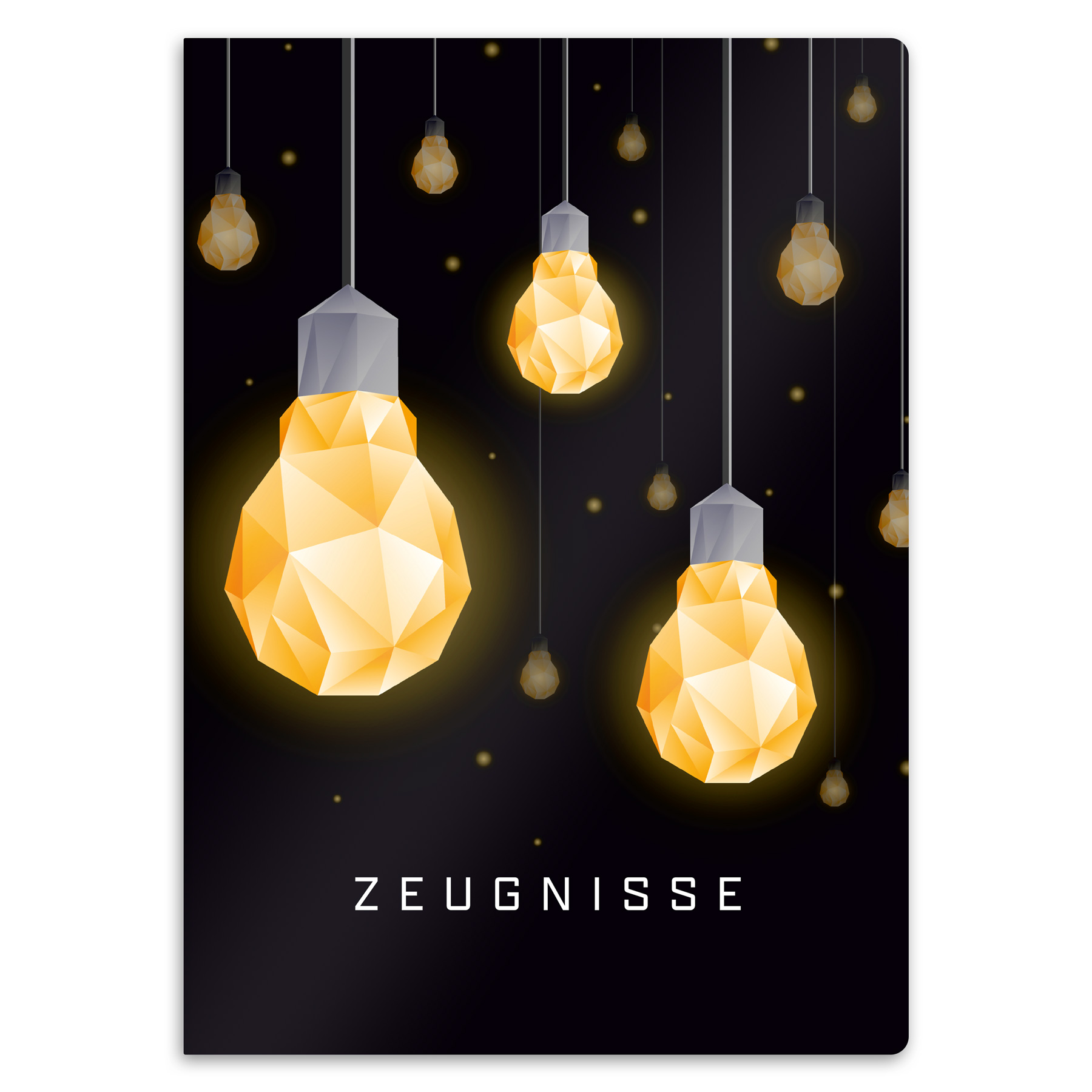 itenga Zeugnismappe A4 Kunststoff Sichtbuch Motiv Gl�hbi...