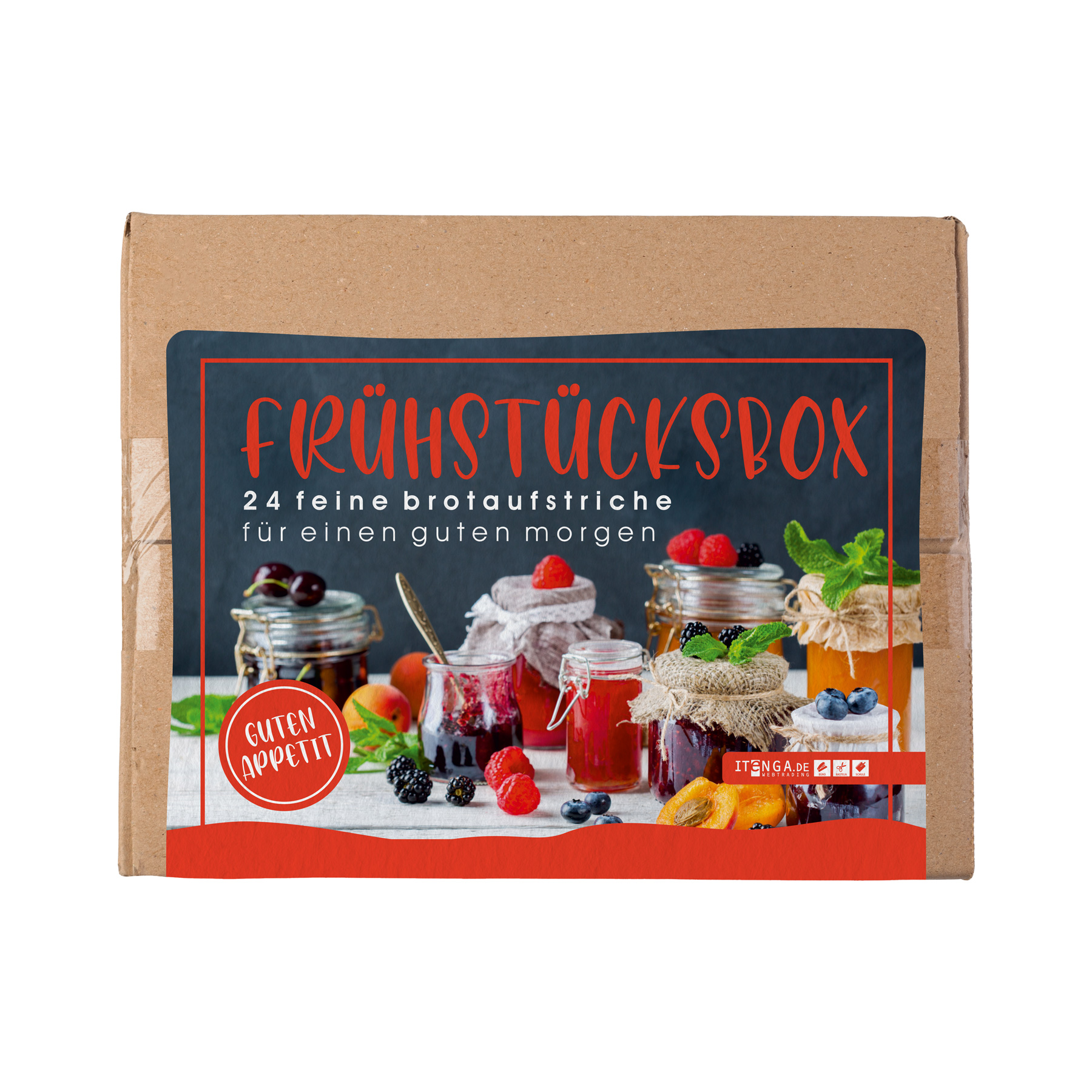 itenga Fr�hst�cksaufstrich Box � 24 Portionen - Inhalt 627g