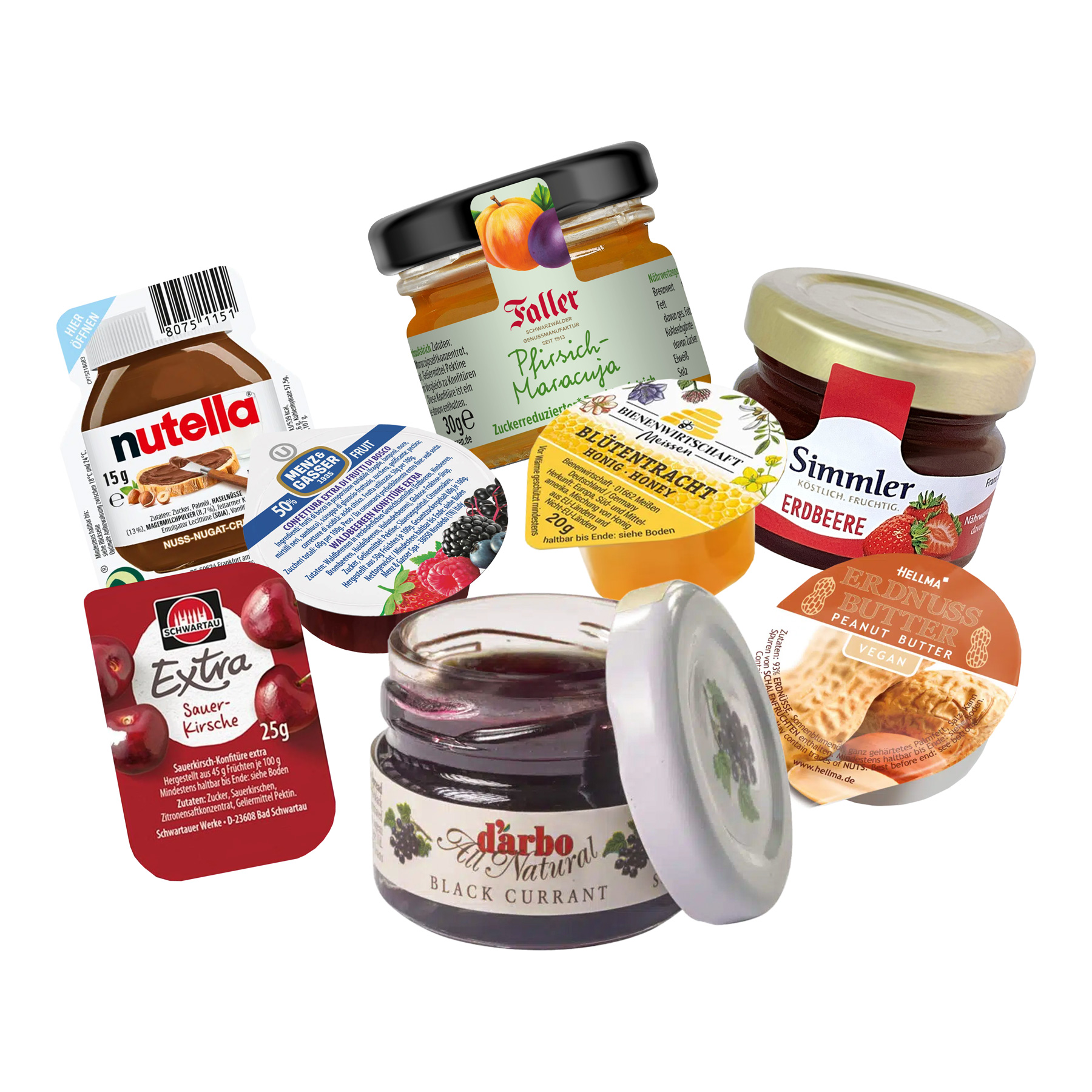 itenga Fr�hst�cksaufstrich Box � 24 Portionen - Inhalt 627g