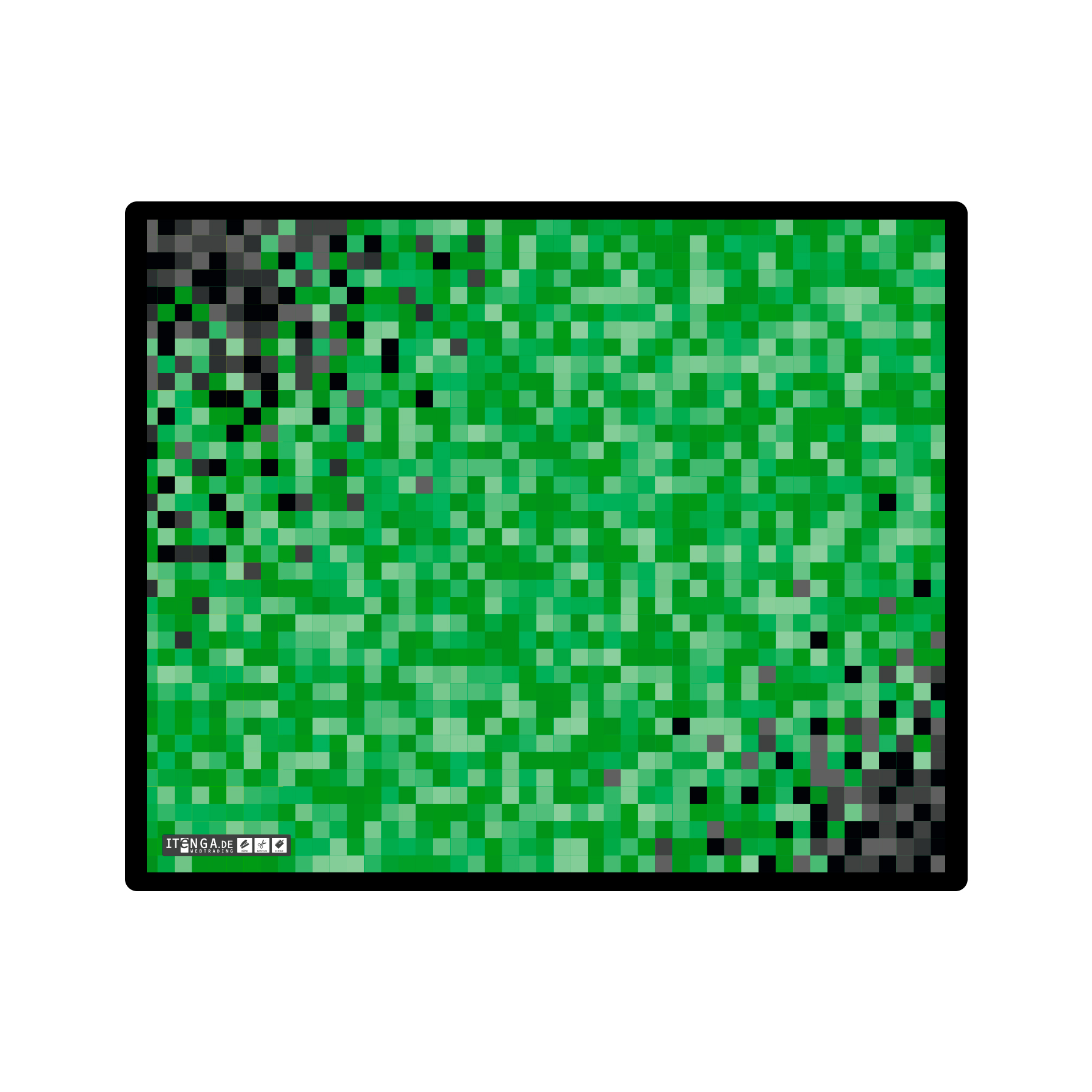 ITENGA Mauspad PIXEL 21 x 18 cm Kunststoff rutschfest