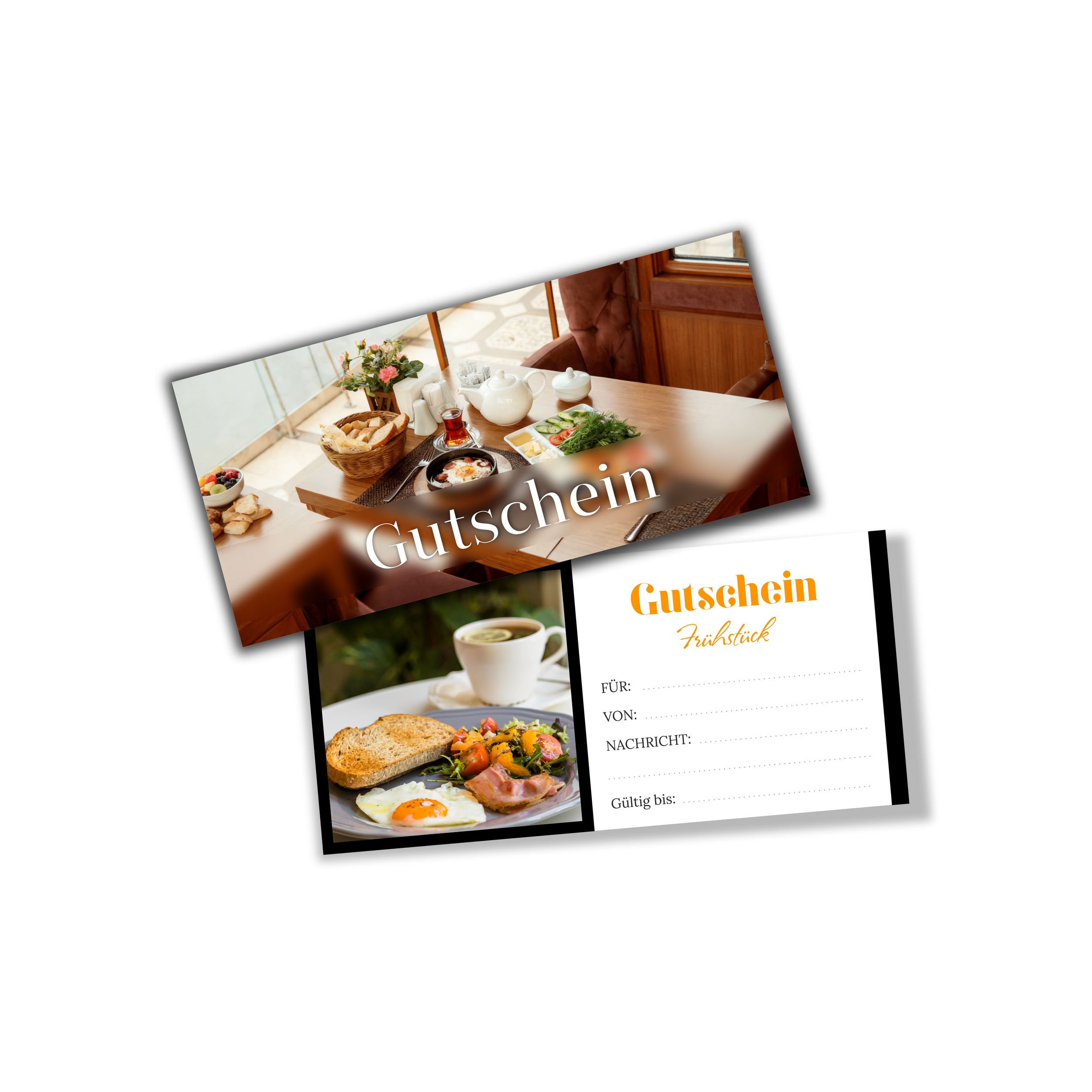 itenga Geschenkgutschein Fotodesign - Motiv FR�HST�CK Po...