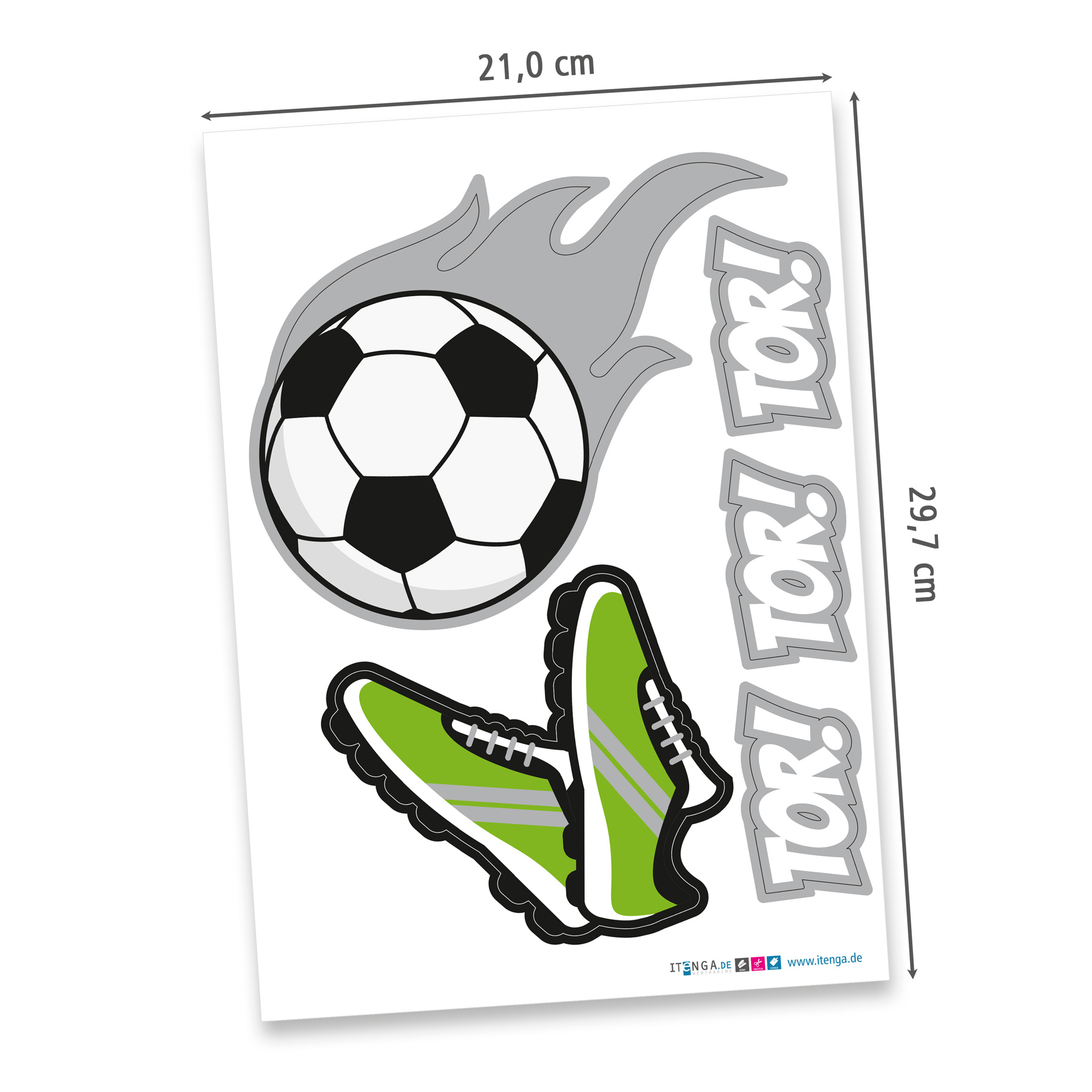 itenga SCHULT�TEN Bastelset 68cm FUSSBALL meine Vereinst...
