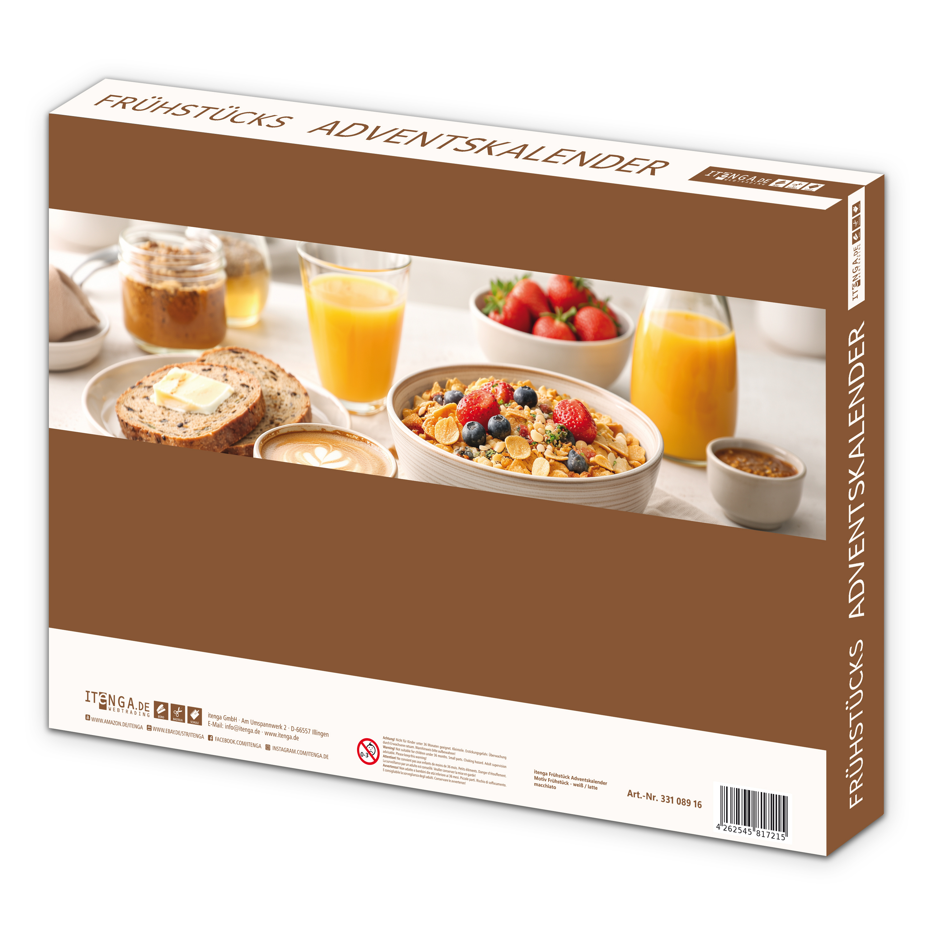itenga Fr�hst�ck Adventskalender - Motiv Fr�hst�ck - wei...