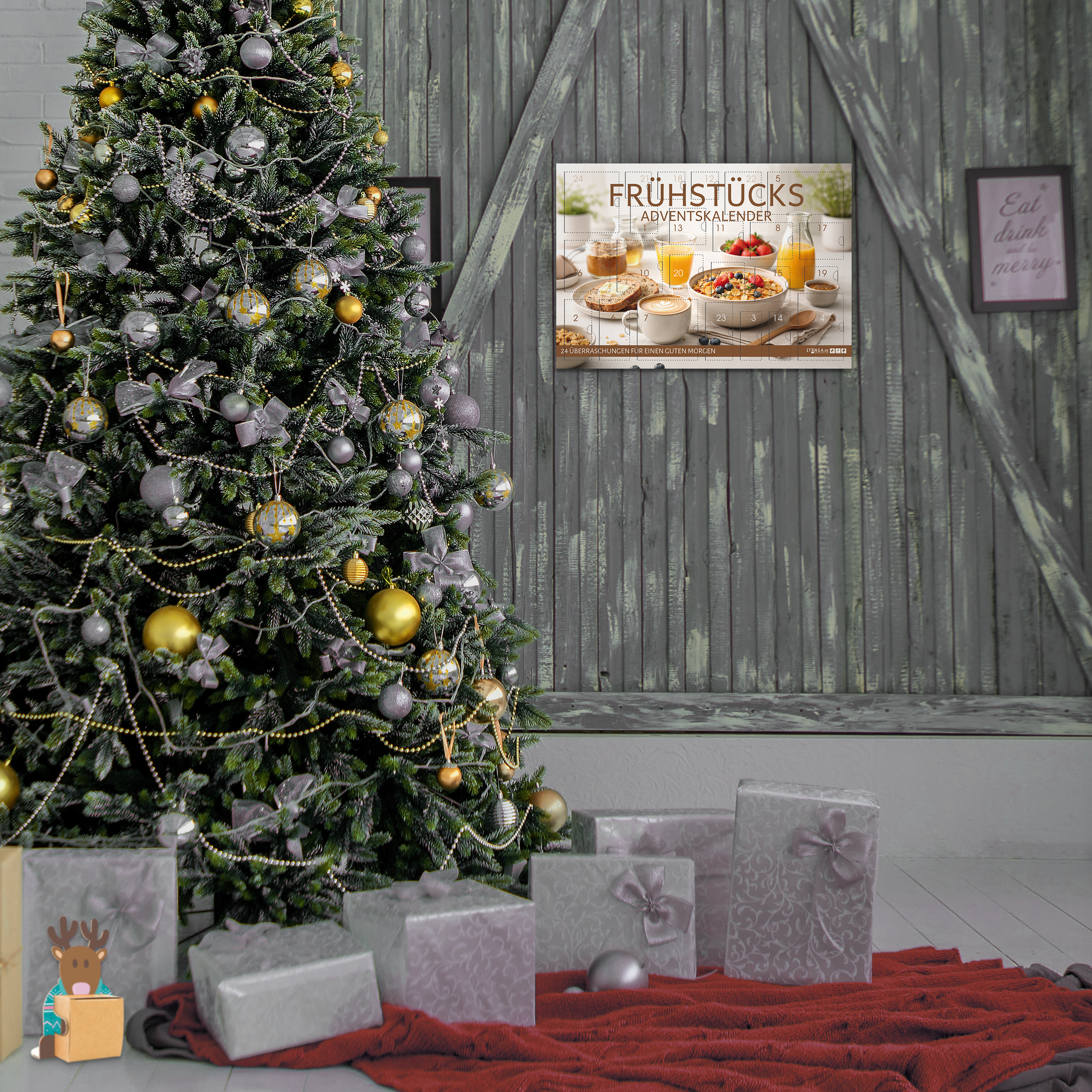 itenga Fr�hst�ck Adventskalender - Motiv Fr�hst�ck - wei...
