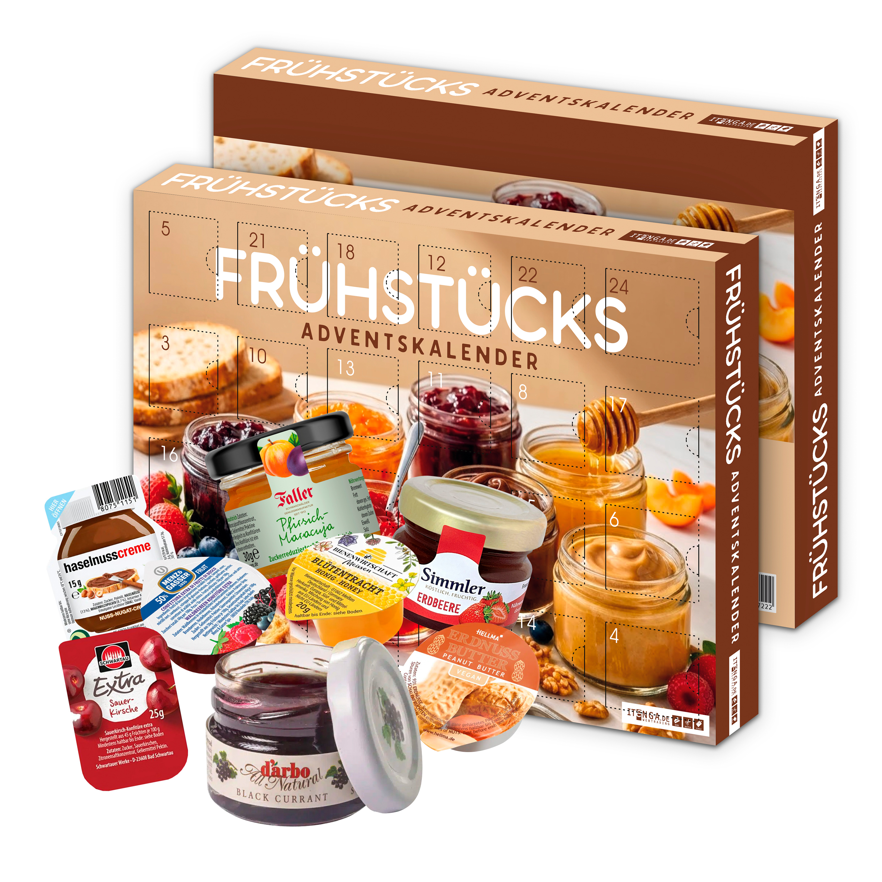 itenga Adventskalender Fr�hst�ck Brotaufstriche - Motiv ...