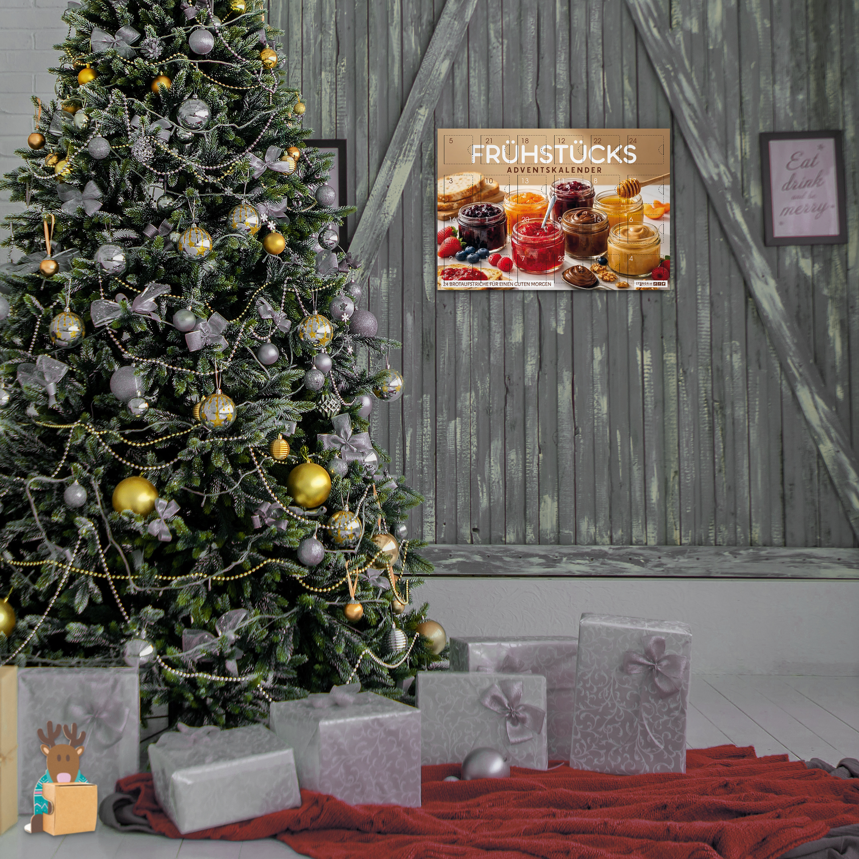 itenga Adventskalender Fr�hst�ck Brotaufstriche - Motiv ...