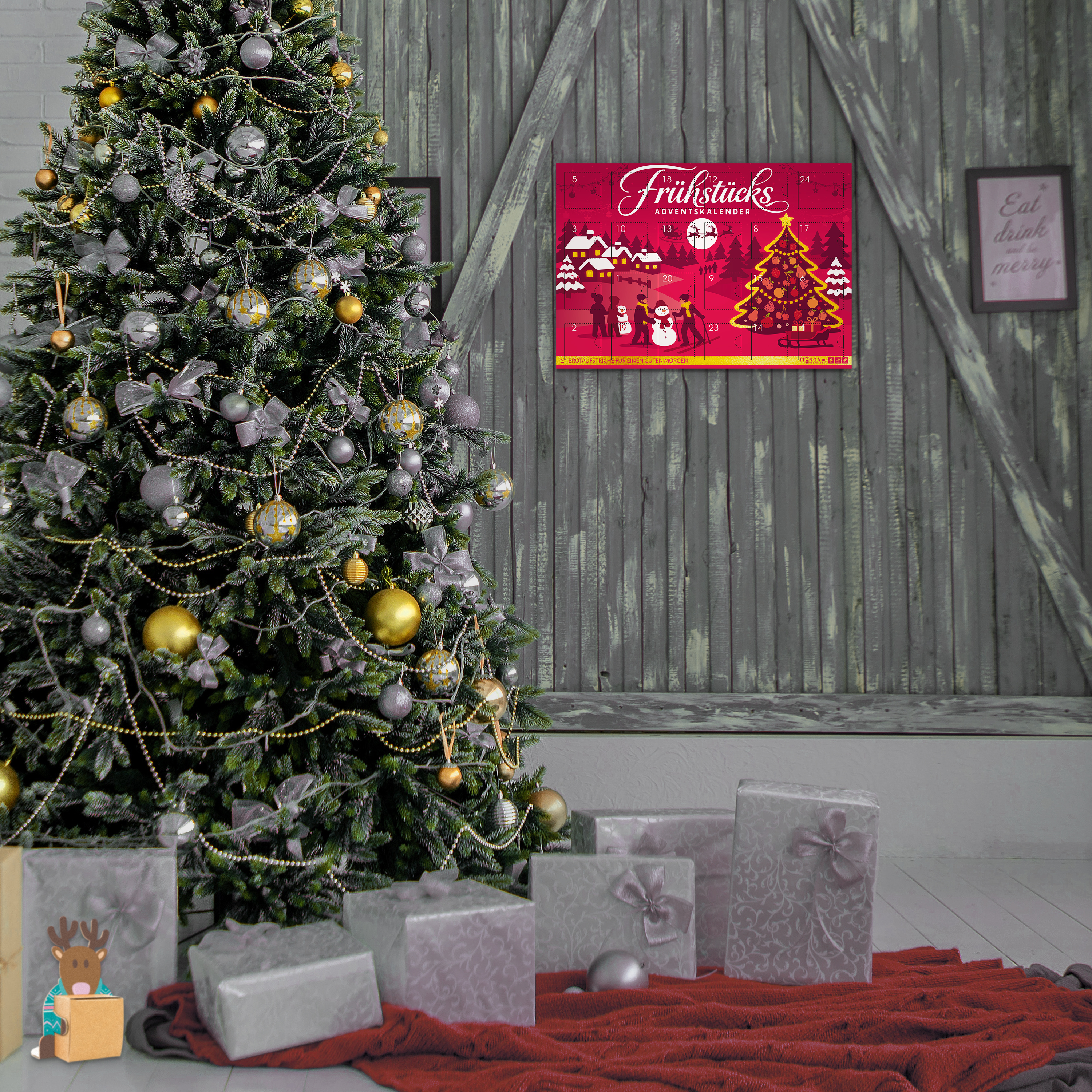 itenga Adventskalender Fr�hst�ck Brotaufstriche - Motiv ...