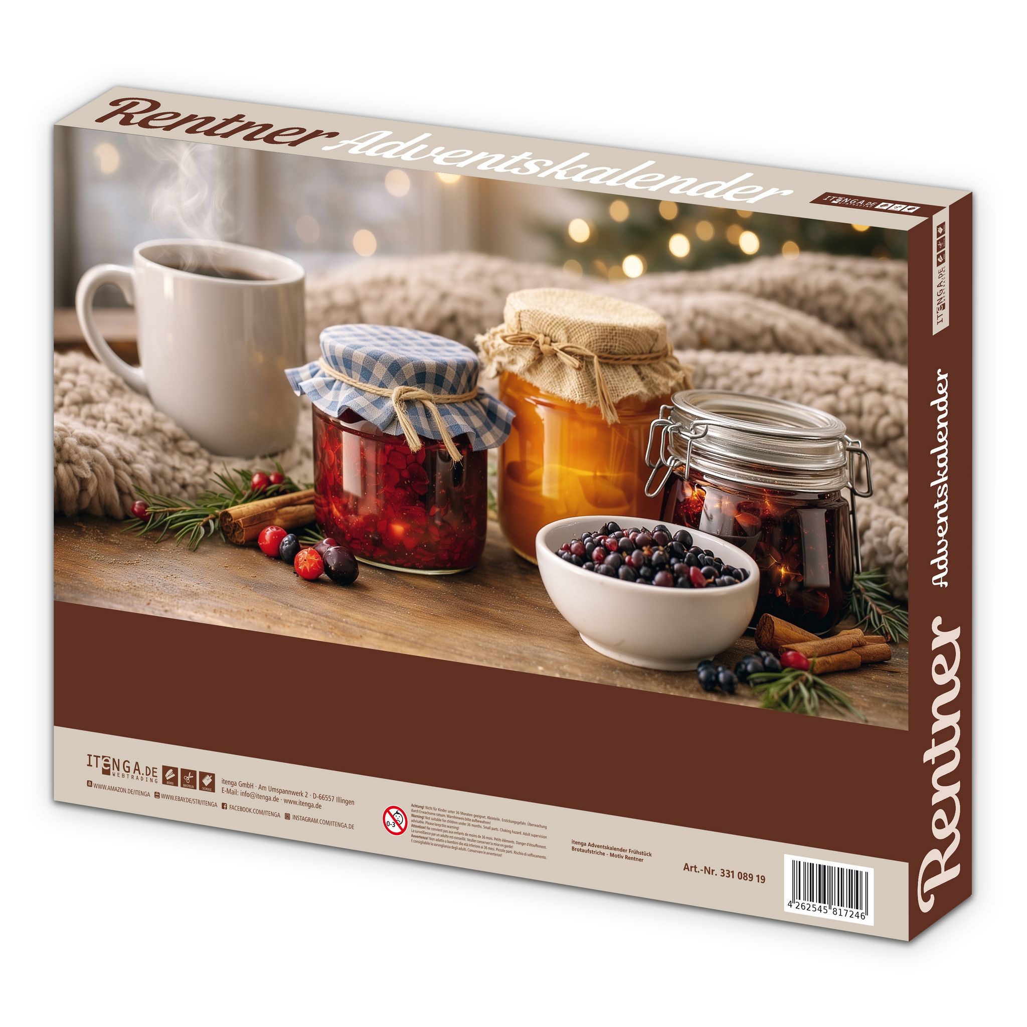 itenga Adventskalender Fr�hst�ck Brotaufstriche - Motiv ...