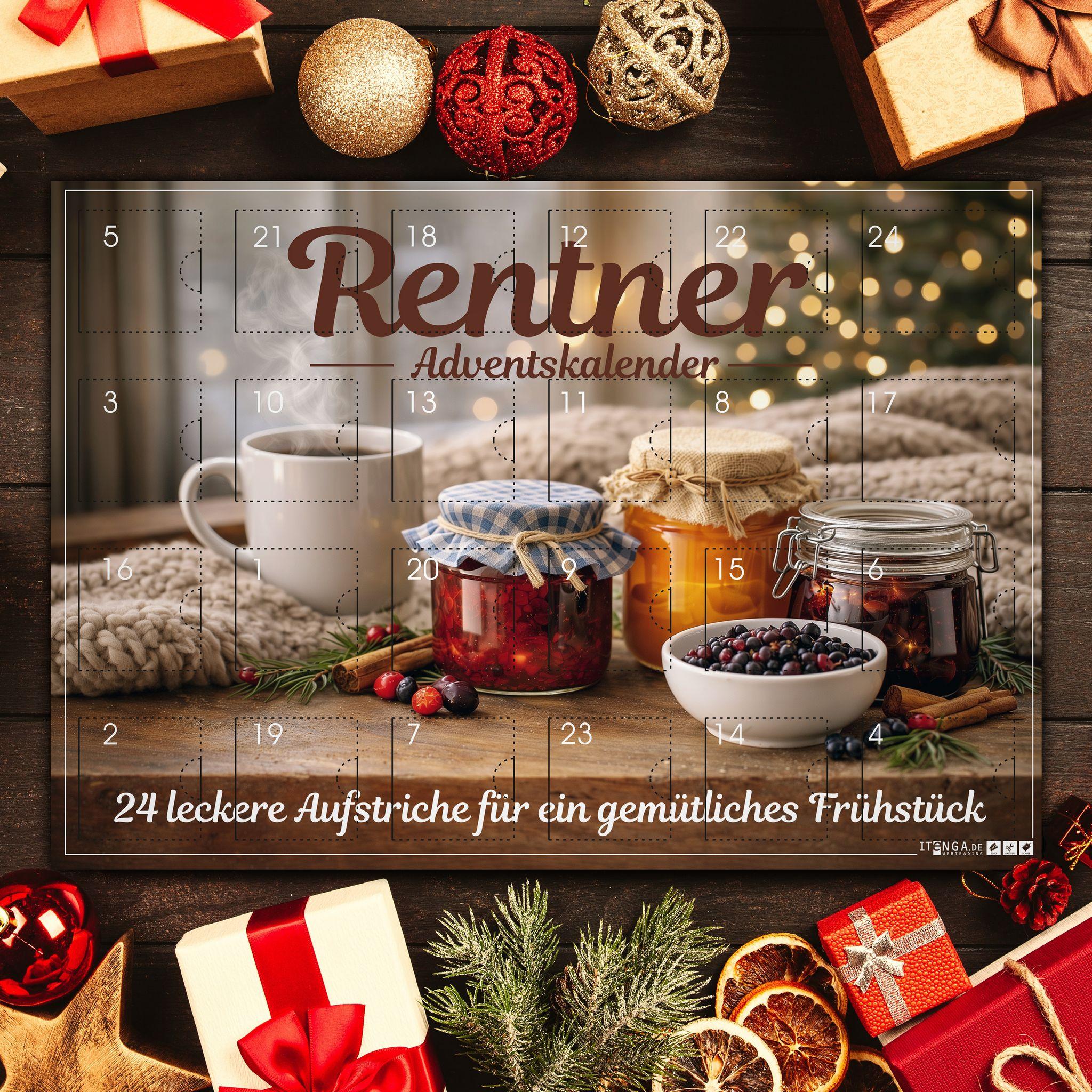 itenga Adventskalender Fr�hst�ck Brotaufstriche - Motiv ...