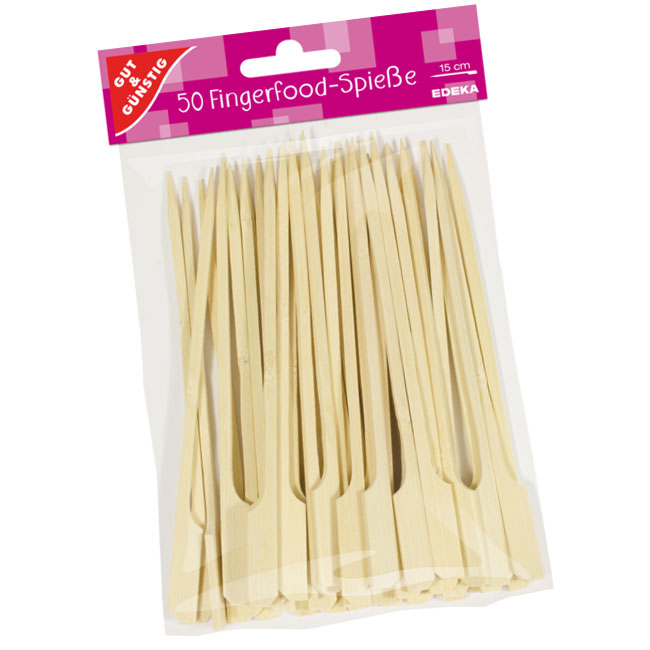 1000 Stück Bambusspieße – 30 Cm Lang – Für Grill, Cocktails, Obst, Schokoladenbrunnen & Party-Snacks