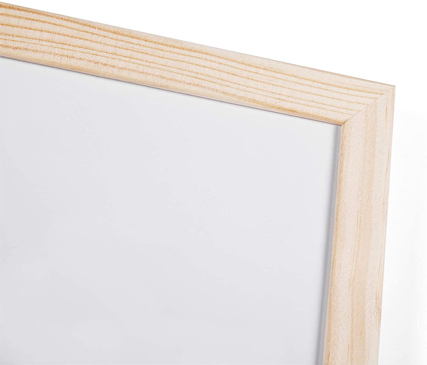 Bi-Office Weiwandtafel mit Holzrahmen, 900 x 600 mm