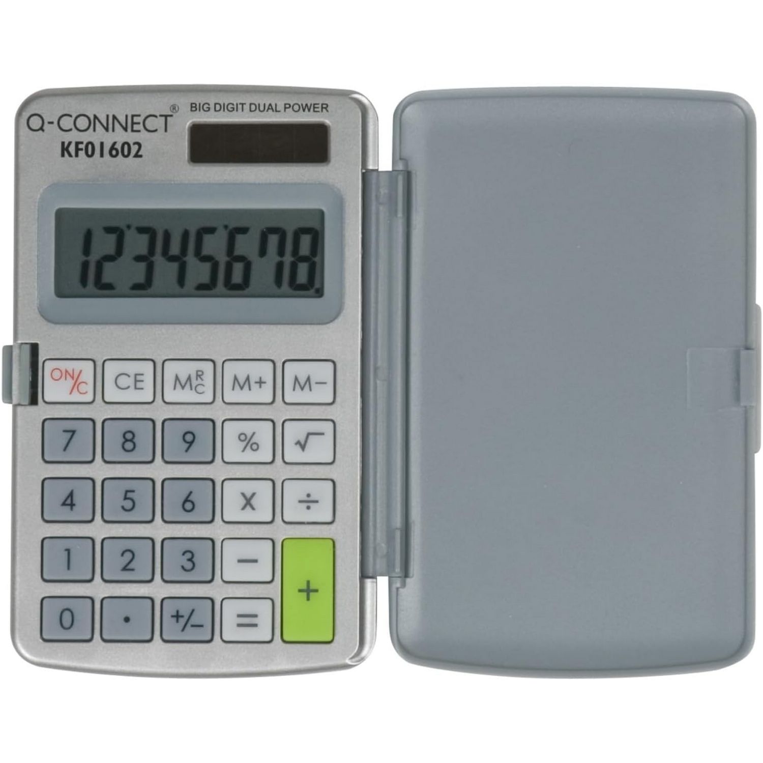 Q-CONNECT Taschenrechner 8-stellig Solar KF01602