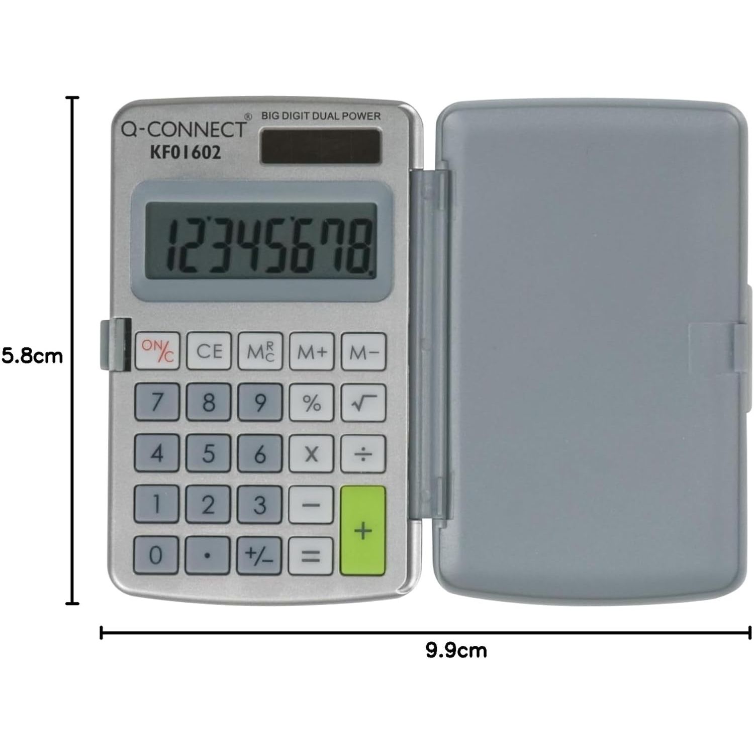 Q-CONNECT Taschenrechner 8-stellig Solar KF01602