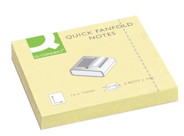 Qconnect Haftnotizen Z-Quick Notes - 75 x 75mm 1 Block 1...